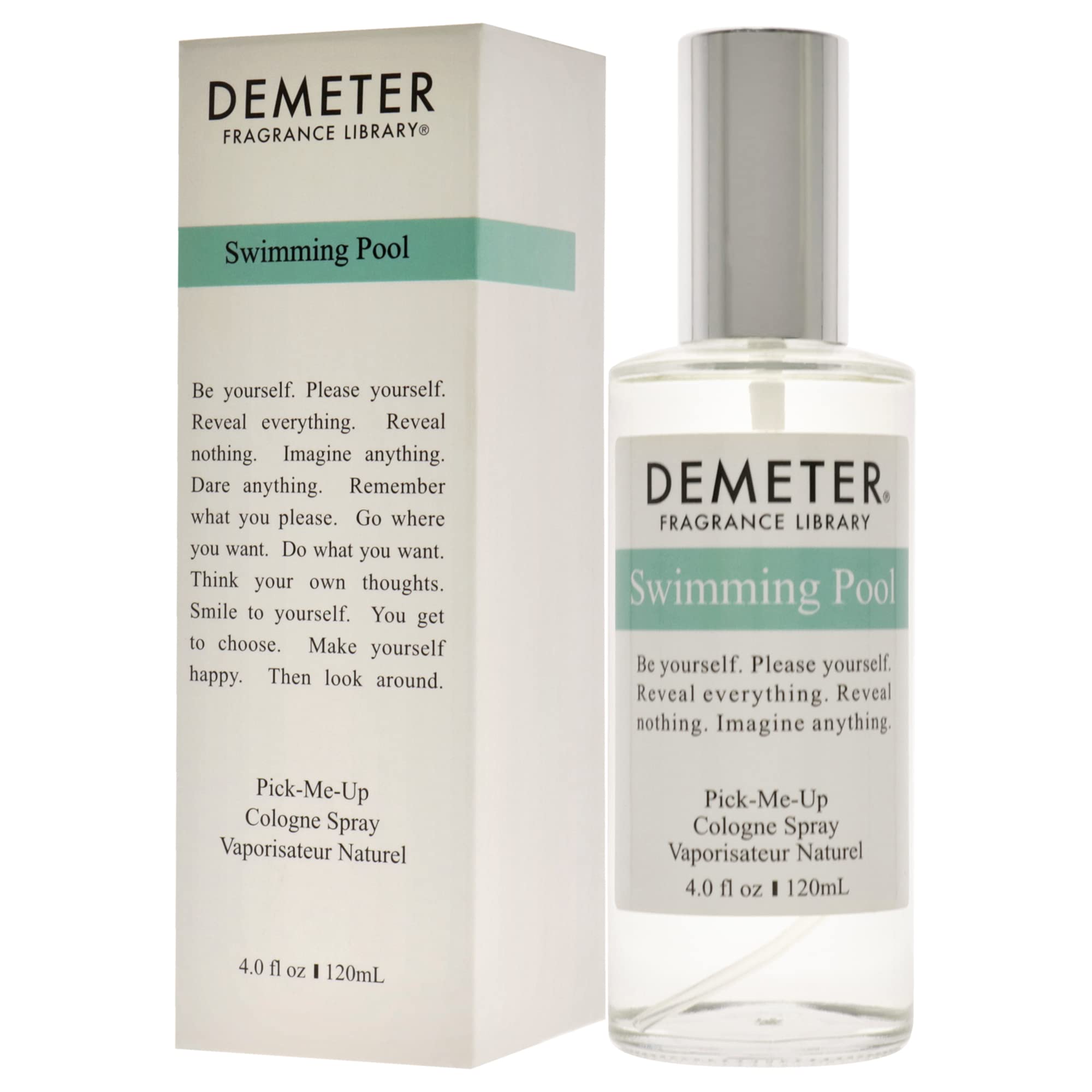 Demeter Cologne Spray for Women - Swimming Pool Scent, 4 oz Fresh Aquatic Perfume | Perfect for Summer, Beach Days & Poolside Relaxation
