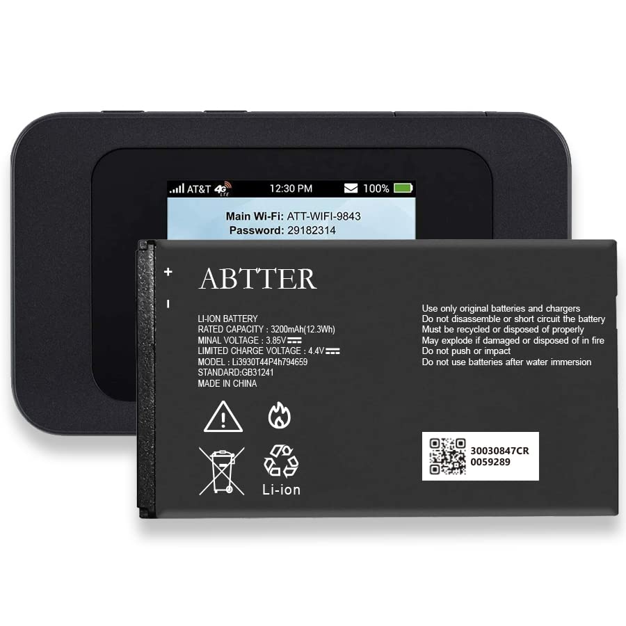 MF985 Replacement Battery - Upgraded 3200mAh Lithium Battery for AT&T Velocity 2 Hotspot | Long-Lasting Power for Travel, Remote Work & Mobile Internet Access