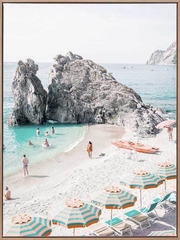 Stunning Positano Morning Canvas Art Print - Italian Coastal Wall Decor for Living Room, Bedroom & Office
