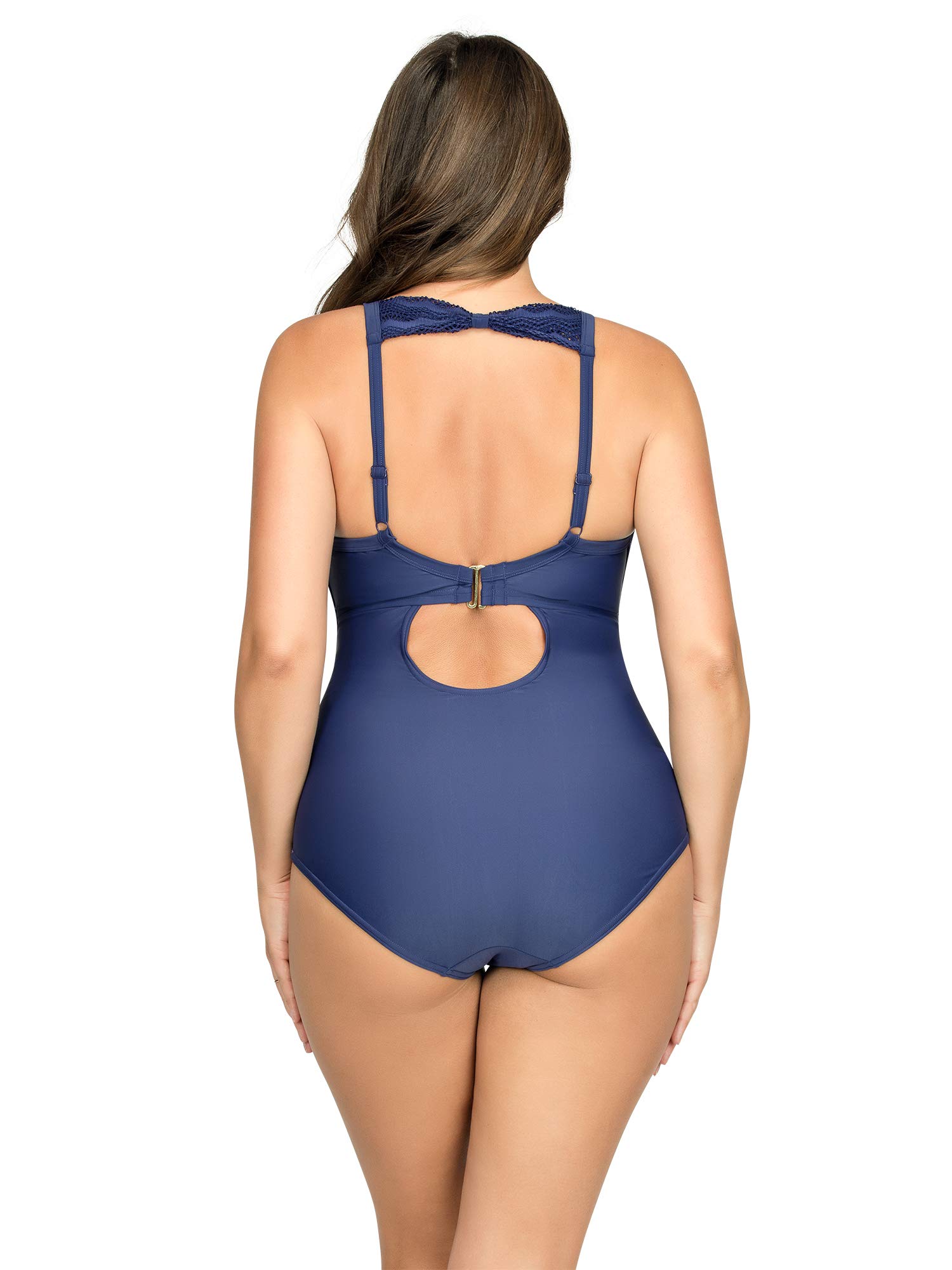 PARFAIT Women's Plus Size One Piece Swimsuit - Keira Full Coverage Bathing Suit for Curvy Women | Beach, Pool & Vacation Wear