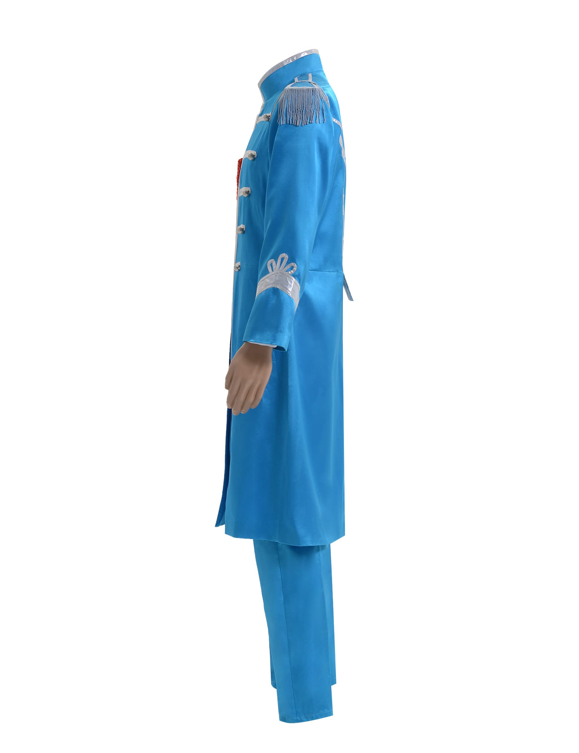 Vintage 1960s British Pop Star Costume for Men - 60s Rock Band Musician Cosplay Jacket & Suit Set | Perfect for Halloween, Themed Parties, and Retro Music Events