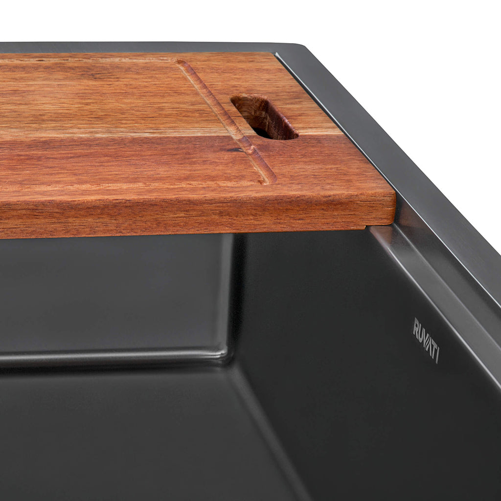Premium Giana Workstation Single Bowl Kitchen Sink - 33