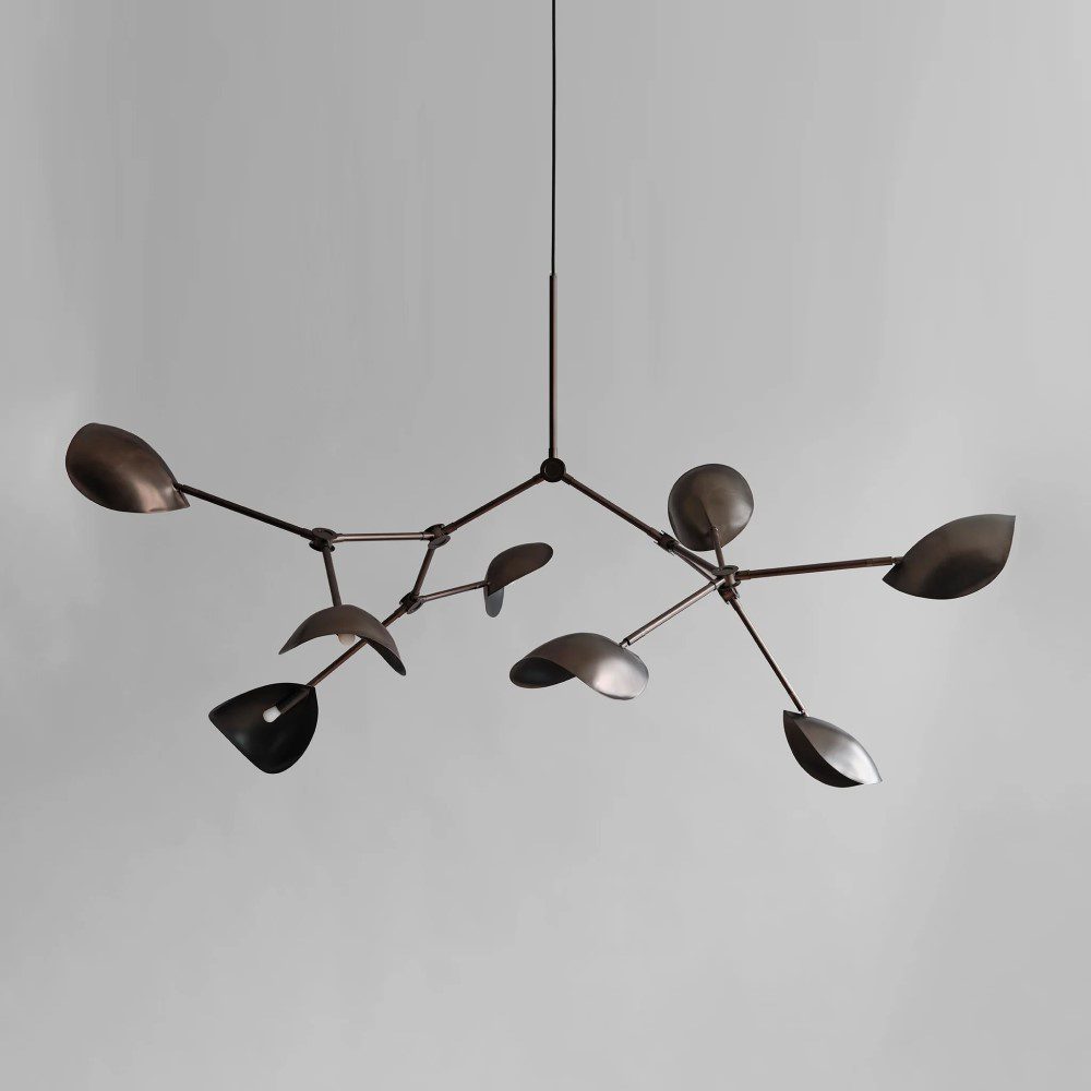 PRE ORDER 101 COPENHAGEN Stingray Chandelier in Bronze - Grande Size Modern Ceiling Light Fixture for Dining Room, Living Room & Bedroom Lighting