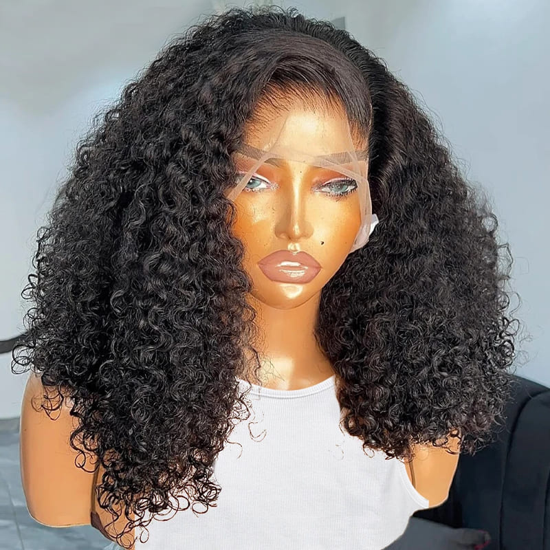 Eullair Short Curly Glueless Bob Wig | Lace Front Human Hair Wigs | Straight & Body Wave Lace Frontal Wig for Women | Perfect for Daily Wear, Cosplay & Special Occasions