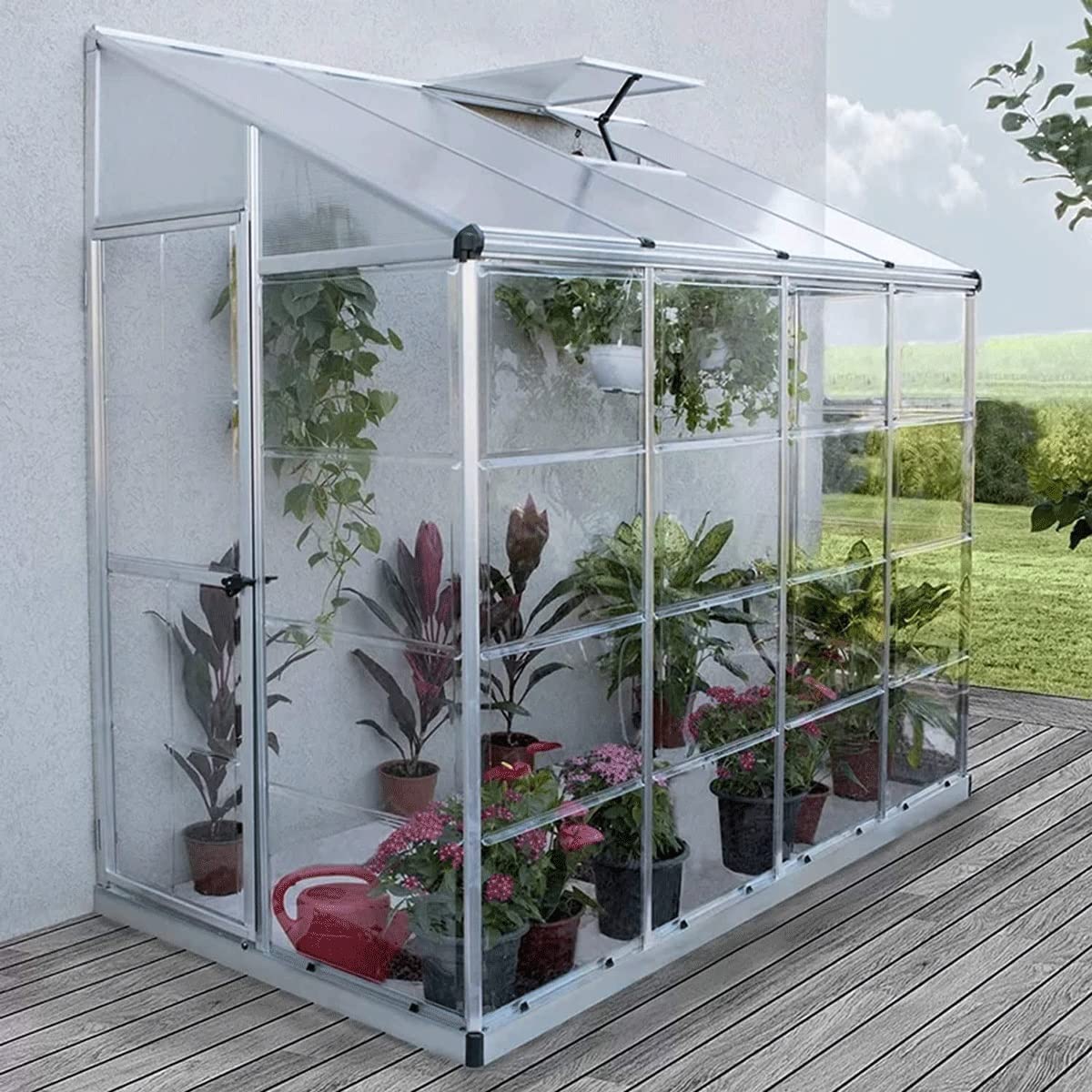 Clear Waterproof Tarpaulin - 2x3m Transparent Ripstop Windproof Tarp with Grommets for Greenhouse, Plant Cover, Camping & Outdoor Protection (Foldable, Durable)