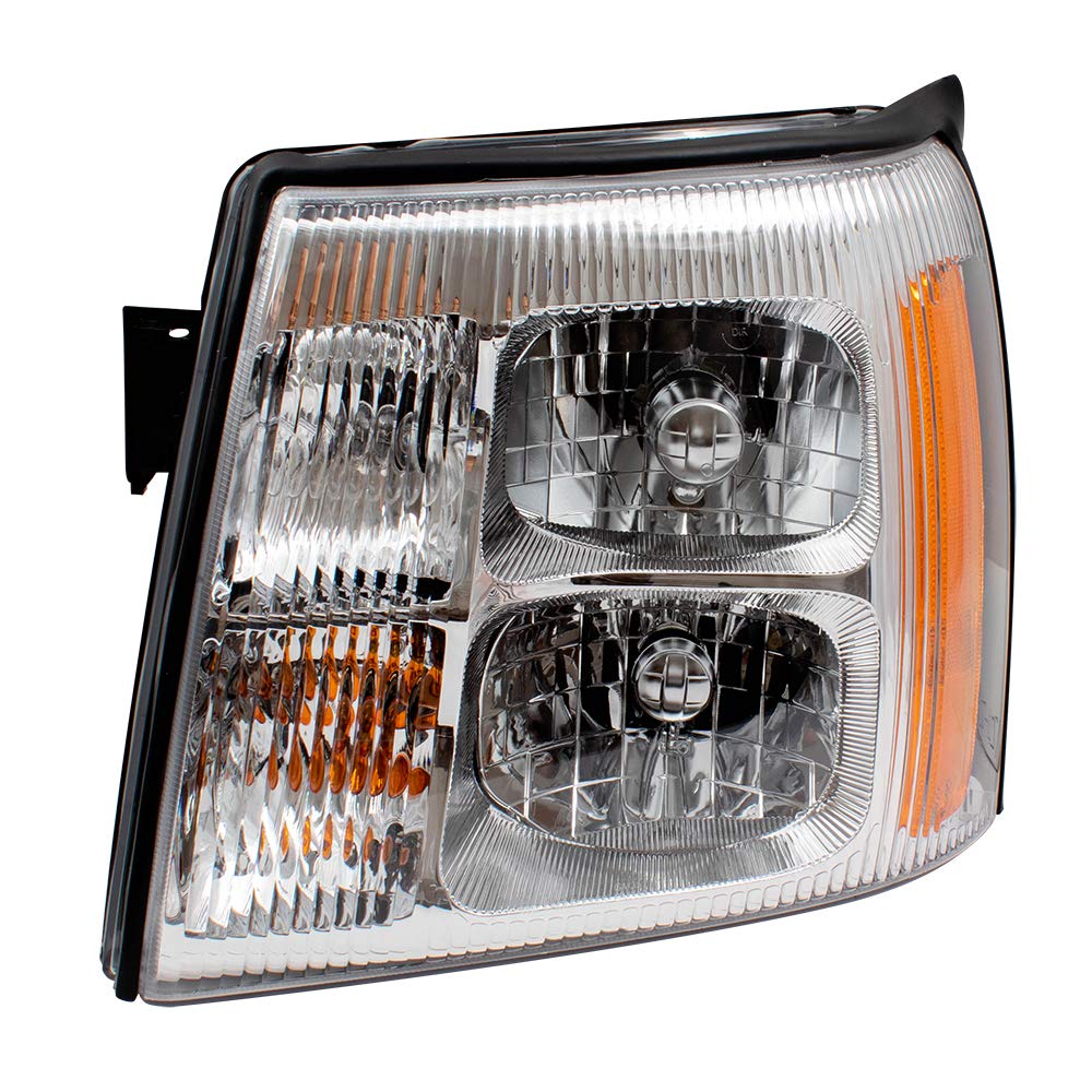 Brock HID Headlight Replacement for 2003-2006 Cadillac Escalade ESV & EXT Pickup - Driver Side Headlamp Assembly - Improved Visibility for Night Driving & Off-Road Adventures