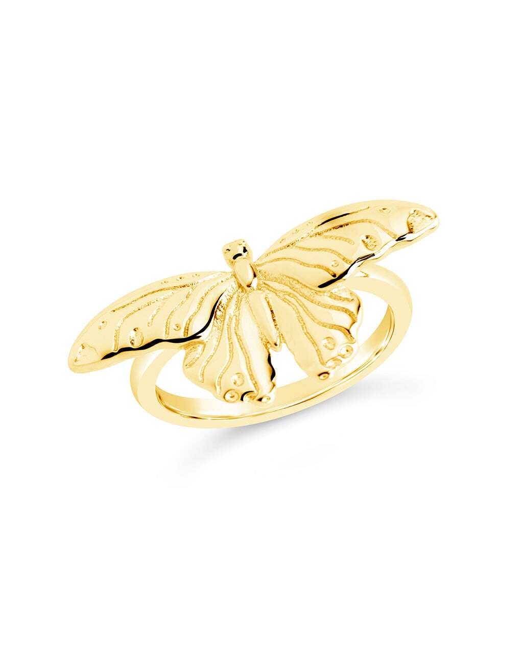 Elegant Rowena Butterfly Ring for Women - Sterling Silver Vintage Floral Jewelry Gift for Her | Perfect for Weddings, Anniversaries & Special Occasions