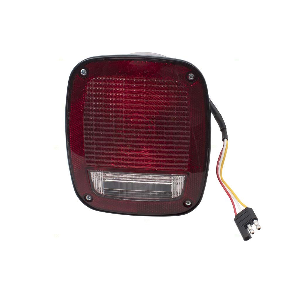 Brock Replacement Tail Light Set - Driver & Passenger Side Compatible with 1976-1980 Jeep CJ Series (J5457197 & J5457198) | Perfect for Restoration Projects & Off-Road Adventures