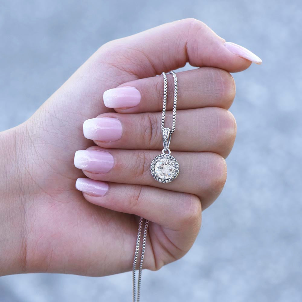 Elegant Jewelry Gift for Mom - Heart Pendant Necklace from Daughter | Perfect for Mother's Day, Birthday & Anniversary Gifts