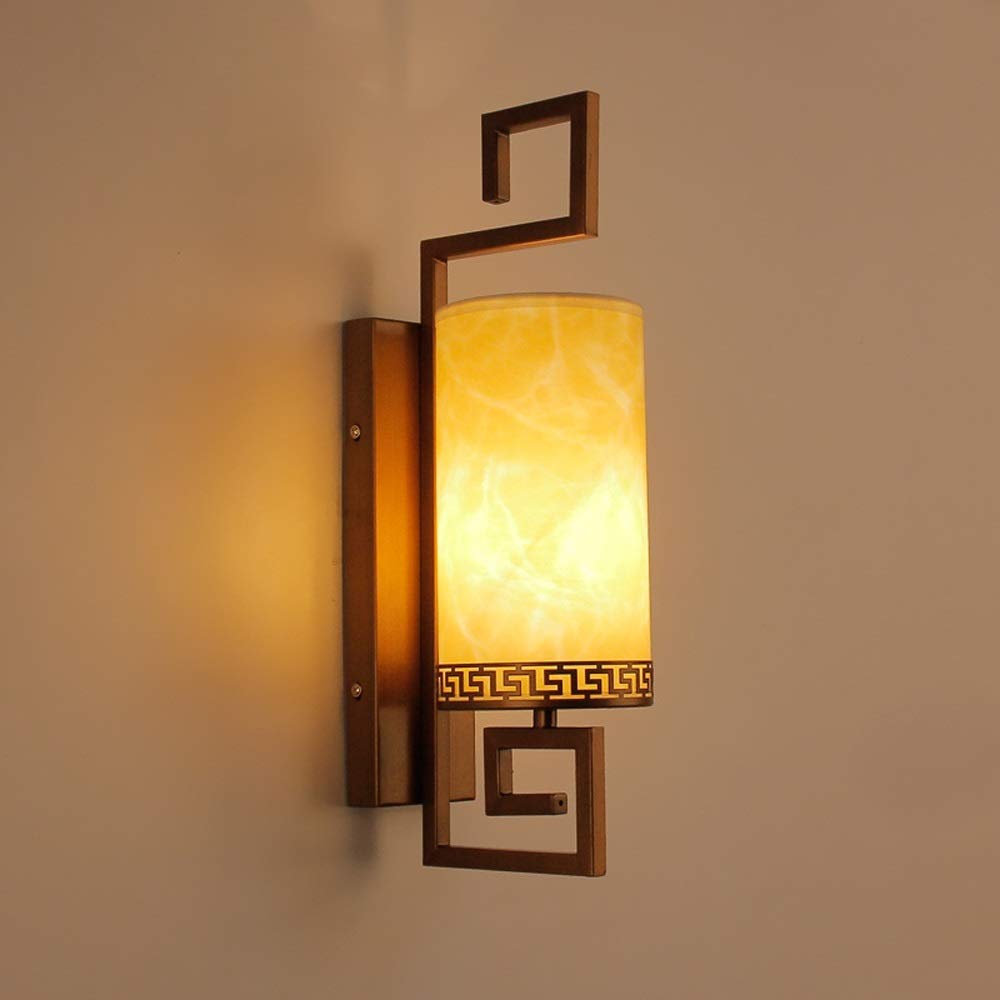 Oriental Traditional Zen Wall Light - Handmade Parchment Lampshade with E27 Socket, Asian Inspired Wall Sconce for Living Room, Bedroom, Hotel & Staircase Lighting | Perfect for Meditation Spaces & Feng Shui Home Decor