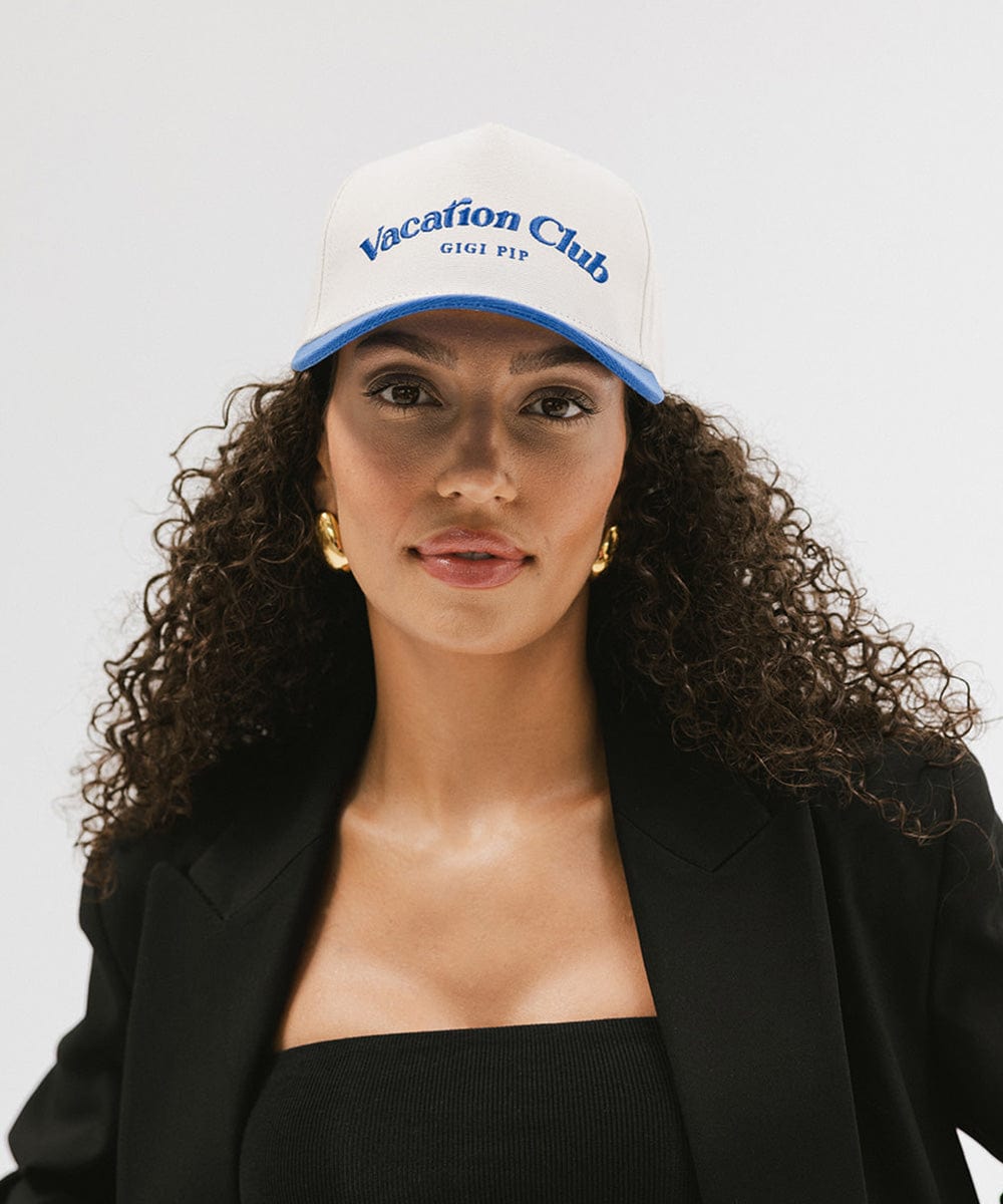 Stylish Vacation Club Trucker Hat - Adjustable Snapback Cap for Men & Women - Perfect for Travel, Beach, and Outdoor Adventures