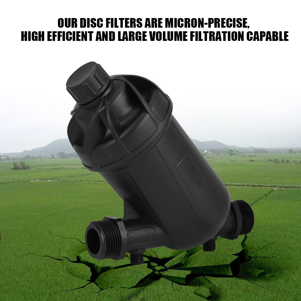 Premium 120 Mesh 130 Micron Water Filter Disc - High Efficiency Drip Irrigation Filter for Agriculture, Garden & Lawn Watering | Perfect for Sprinkler Systems, Hydroponics & Greenhouse Irrigation