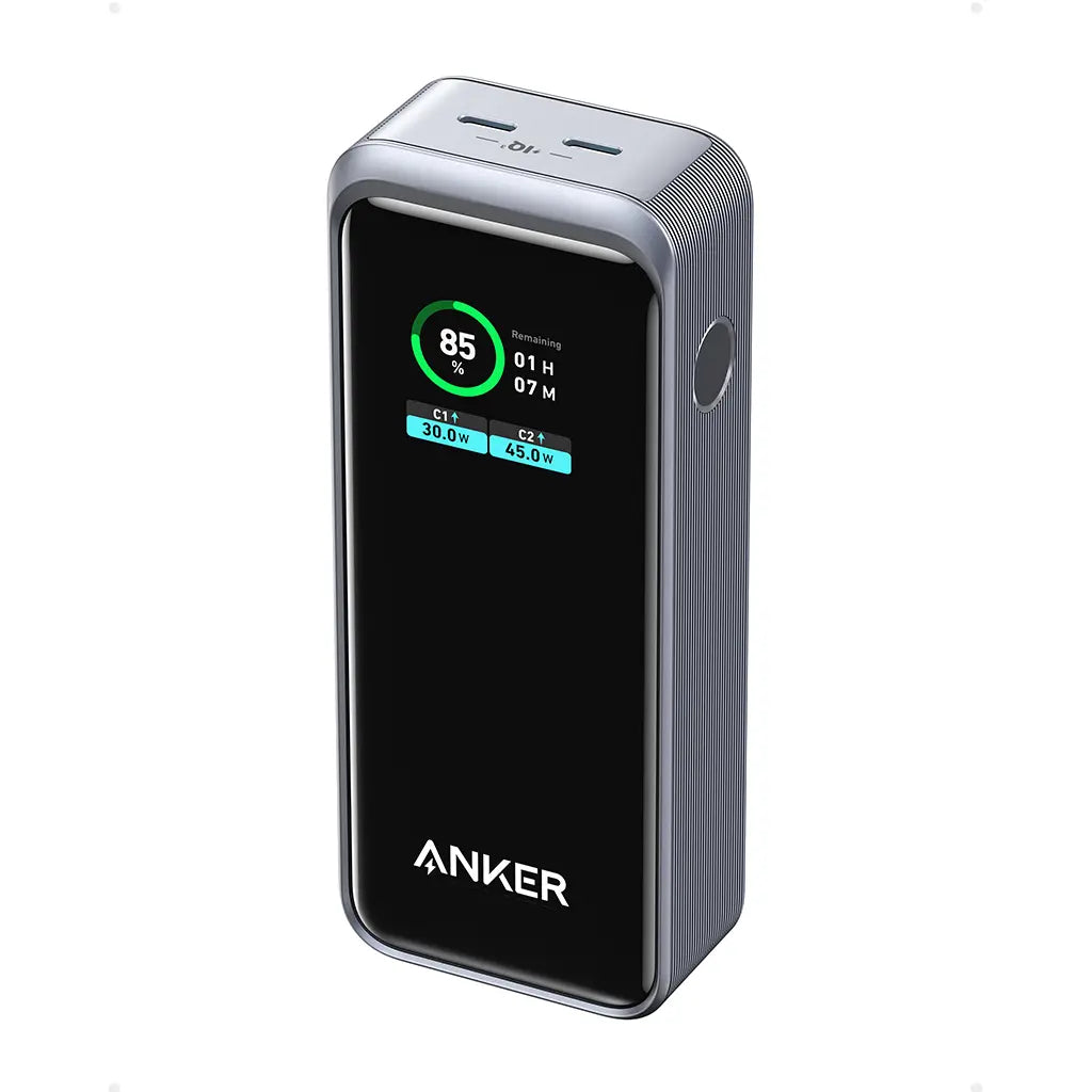 Anker PowerCore GaNPrime 12000mAh 130W Fast Charging Portable Charger (A1335) - Ultra-Compact PD Power Bank for iPhone 15/14, MacBook, iPad, Samsung Galaxy | Perfect for Travel, Camping & Emergency Backup