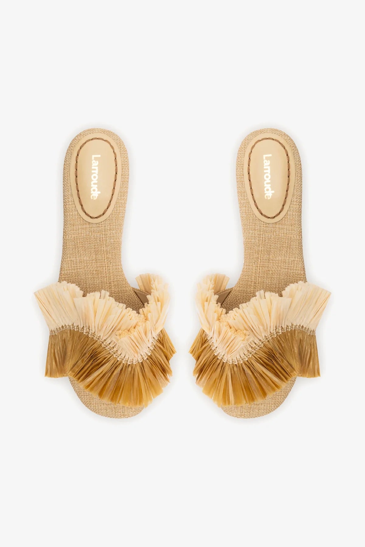 Stylish Ivy Fringe Flat Sandals in Beige Raffia - Perfect for Summer Beach Vacations & Boho Fashion Outfits