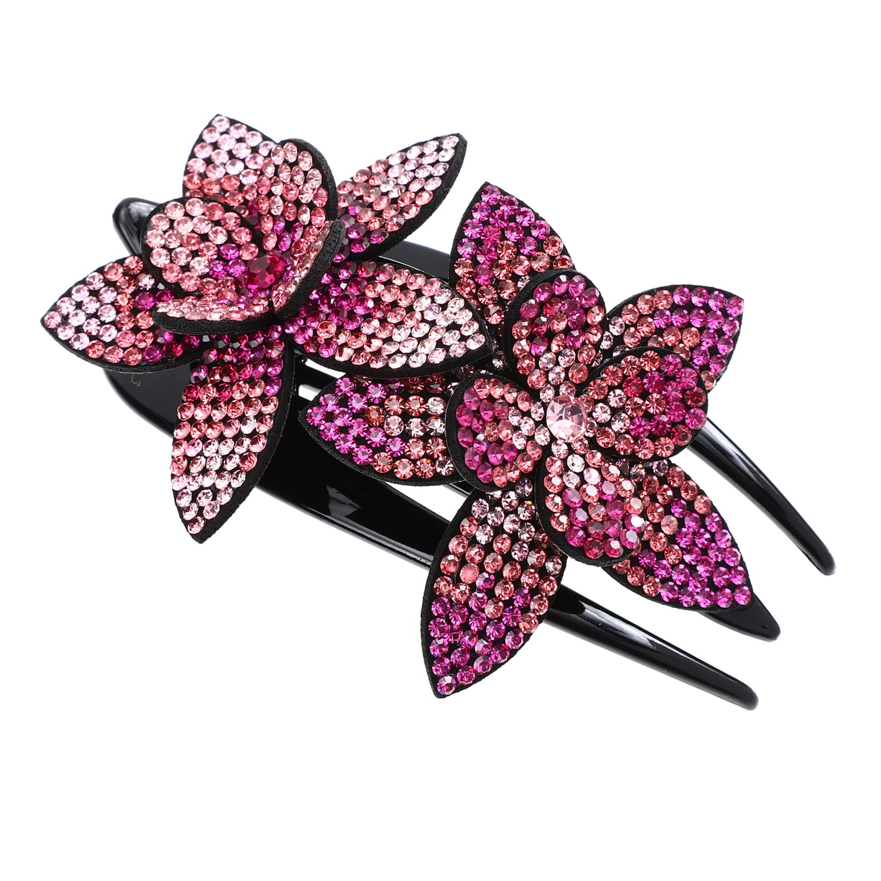 FOMIYES Rhinestone Hair Clips for Women - Korean Style Alligator & Duckbill Hair Clips for Curling, Styling & Hairdressing - Perfect for Parties, Weddings & Daily Use