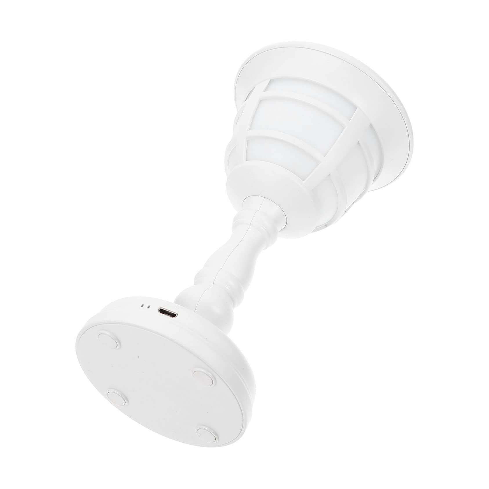 DOITOOL Mini LED Desk Lamp - Adjustable Nursery Night Light for Breastfeeding, Study & Reading - Portable White Nightlight for Girls, Kids Room & Office - Energy Efficient European Style Lamp