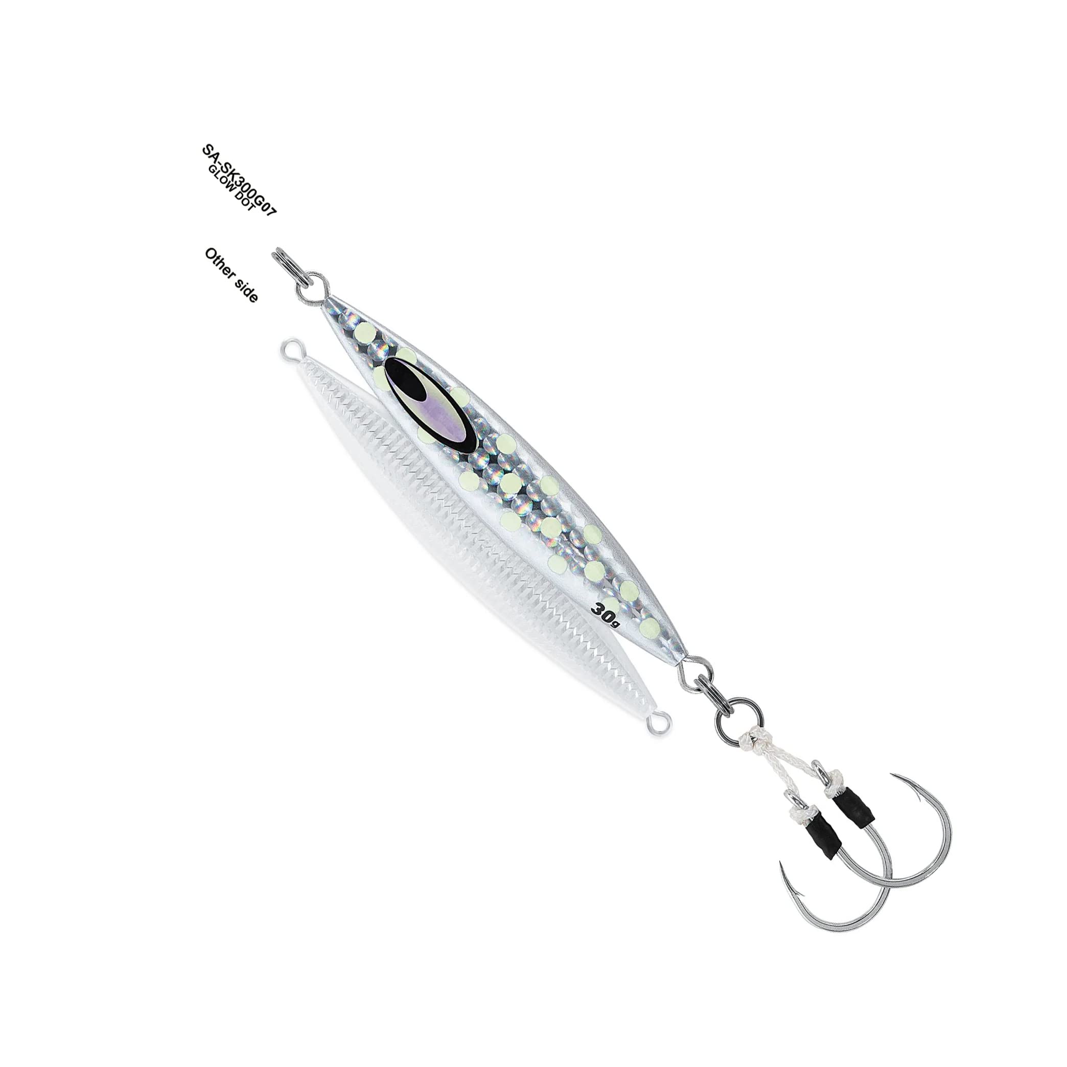 Daiwa Saltiga Metal Jig 0 Oz Saltwater Fishing Lure with Assist Hooks - Perfect for Offshore, Deep Sea, and Jigging Anglers