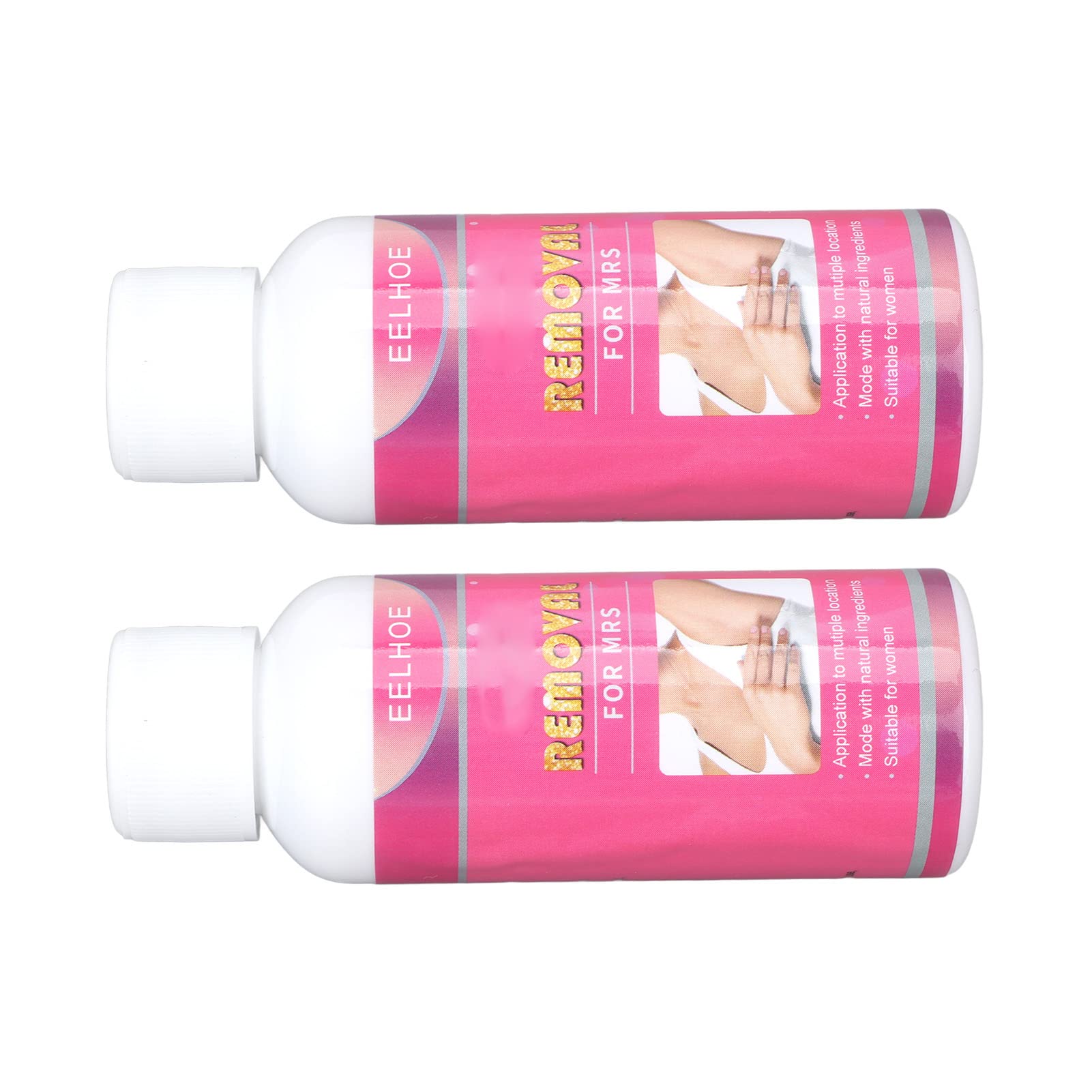 Painless Hair Removal Spray for Women & Men - 2 Pack Gentle Depilatory Spray for Armpit, Legs & Body | Portable At-Home Hair Remover for Smooth Skin | Perfect for Travel, Gym & Quick Hair Removal