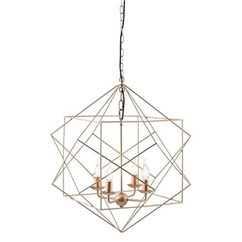 Brika Home Modern Gold Ceiling Lamp - Elegant Lighting Fixture for Living Room, Bedroom & Dining Room Decor