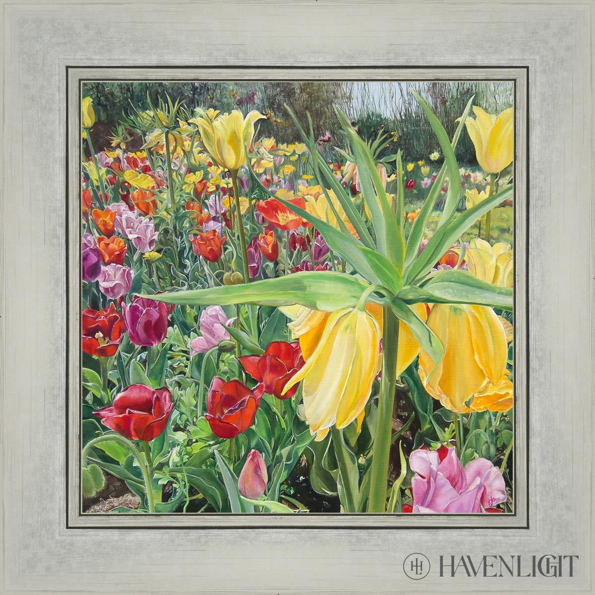 Carousel Tulips By Nila Jane Autry - Beautiful Artificial Silk Tulip Flowers for Home Decor, Wedding Centerpieces, and Spring Table Arrangements
