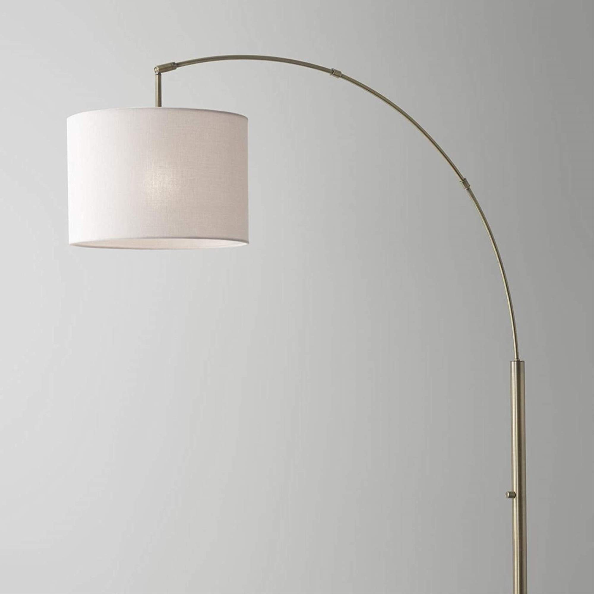 Brass Metal Arc Floor Lamp - 11