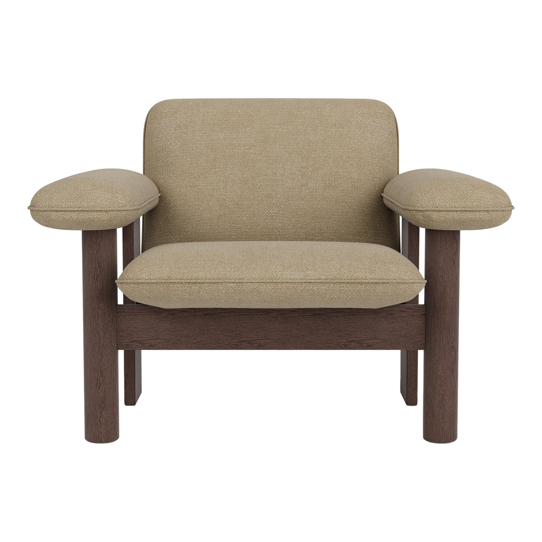 Brasilia Lounge Chair with Low Back - Mid-Century Modern Accent Chair for Living Room, Bedroom & Office - Comfortable & Stylish Seating Solution