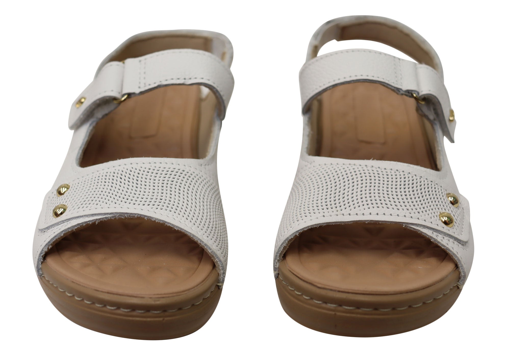 Jannie Women's Comfortable Leather Sandals - Handmade in Brazil - Perfect for Beach, Vacation & Summer Outfits