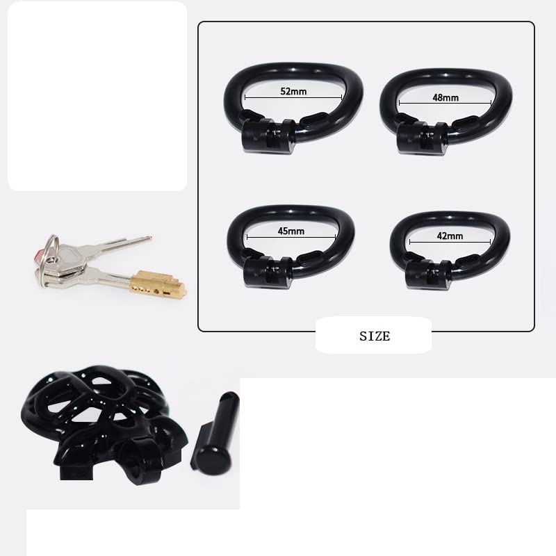 Breathable Male Chastity Cage Device - Anti-Erection Lock for Beginners | BDSM Bondage Sex Toy for Couples Adult Games & Role Play Scenarios