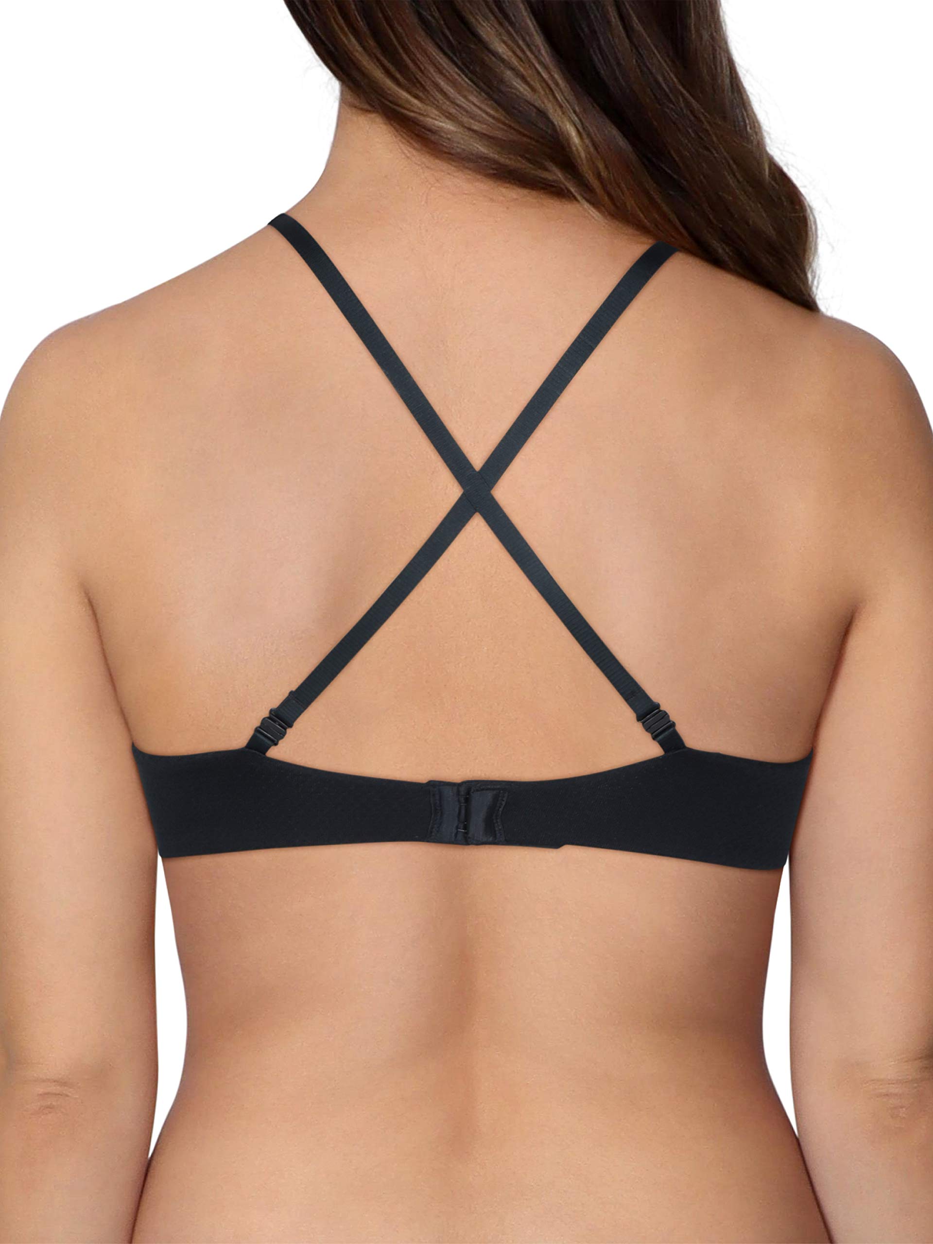 Fruit of the Loom Women's Comfortable Breathable Cami Bra with Adjustable Convertible Straps - Perfect for Everyday Wear, Yoga & Layering Under Clothes