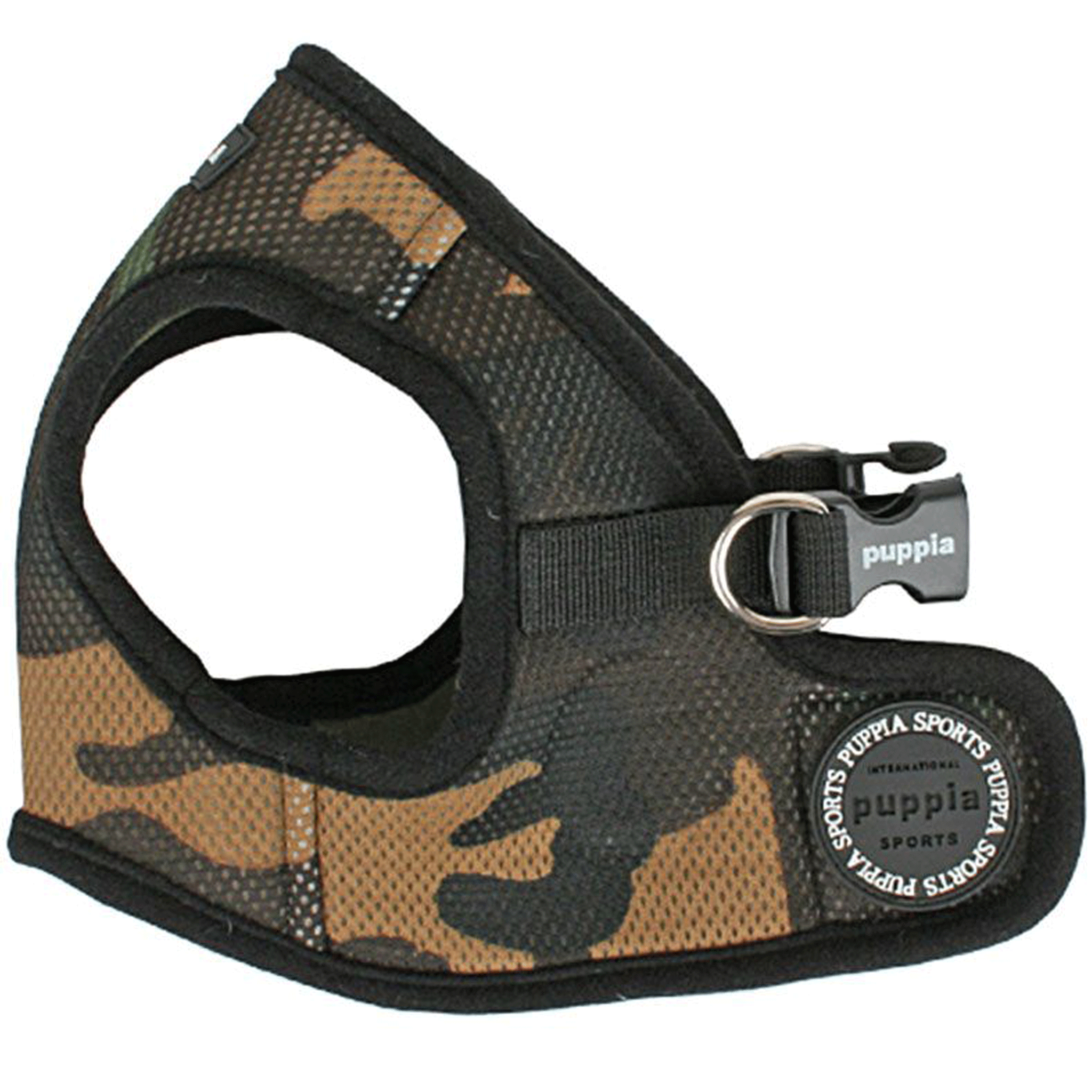 Puppia Camo Soft Step-In Dog Harness Vest - Adjustable & Breathable for Small to Medium Dogs - Perfect for Walking, Hiking & Outdoor Adventures