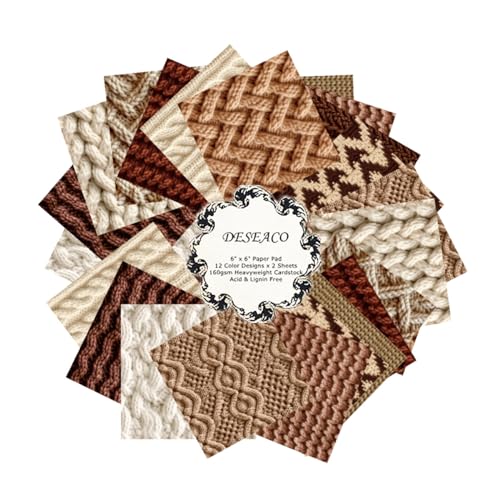 6x6 Brown Knitting