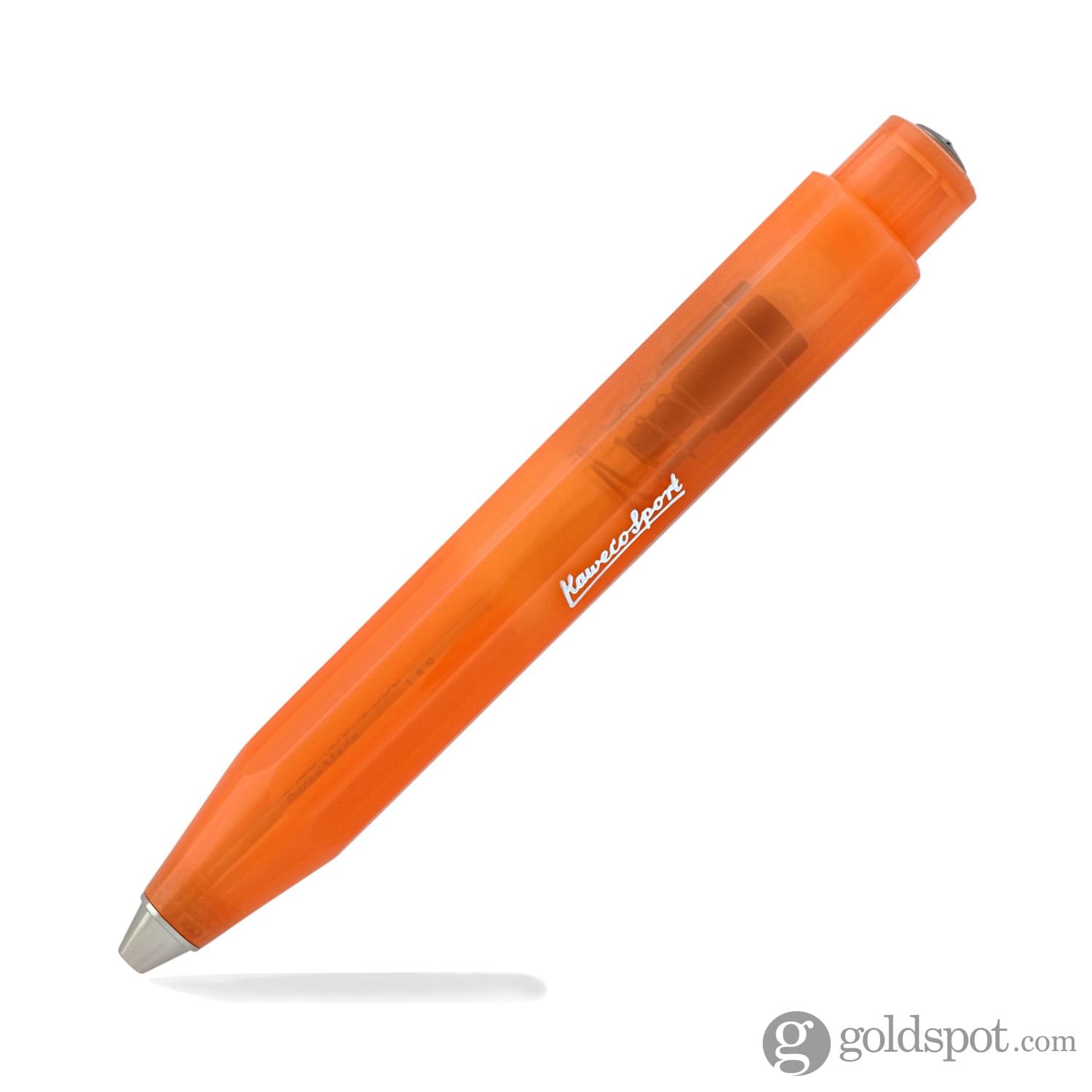 Kaweco Frosted Sport Ballpoint Pen - Soft Mandarin Orange | Premium Writing Instrument for Office, School & Travel | Smooth Ink Refillable Pen for Everyday Use