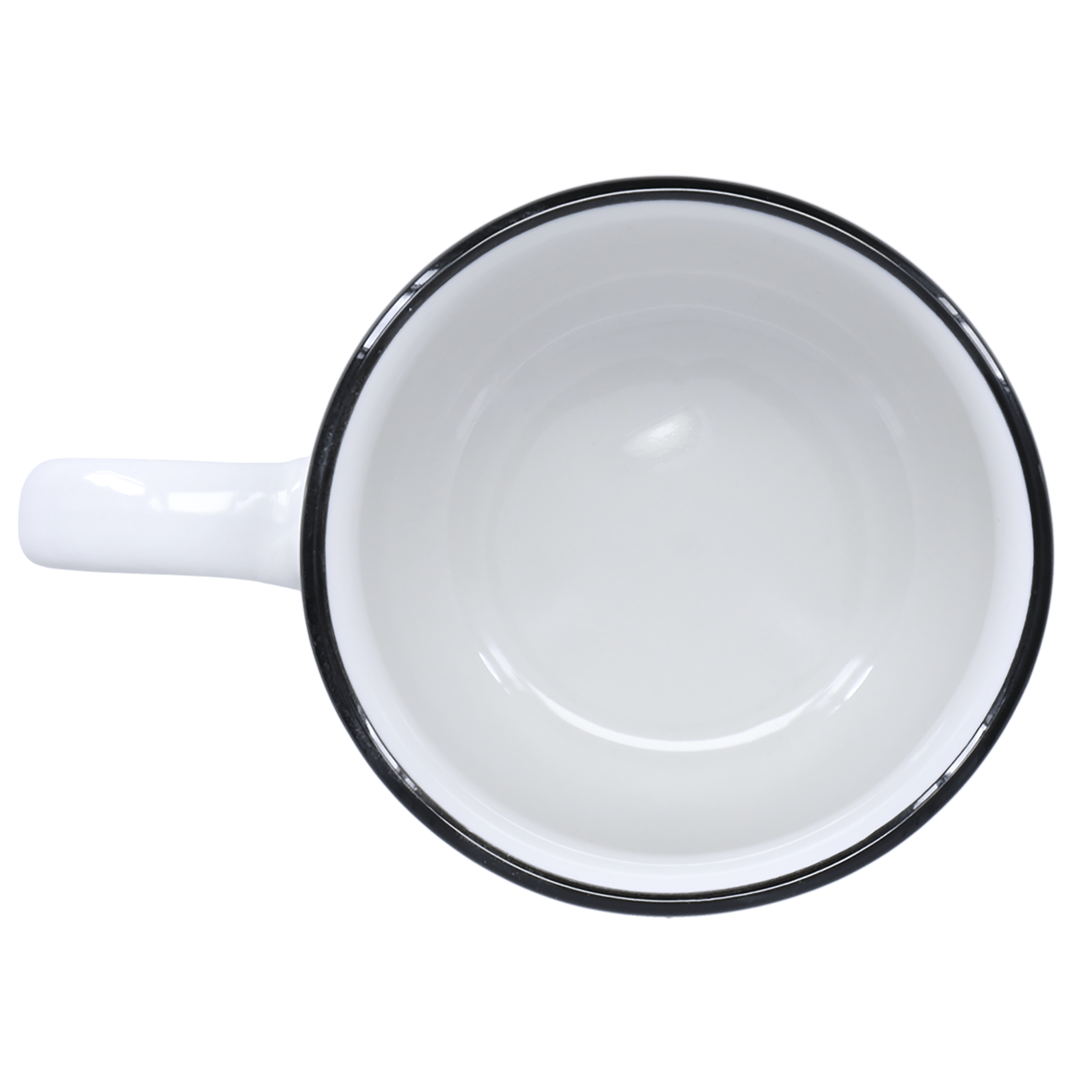 BIA Silhouette Stackable Coffee Mug - 11oz Ceramic Cup for Hot & Cold Drinks - Perfect for Home, Office, and Camping Use