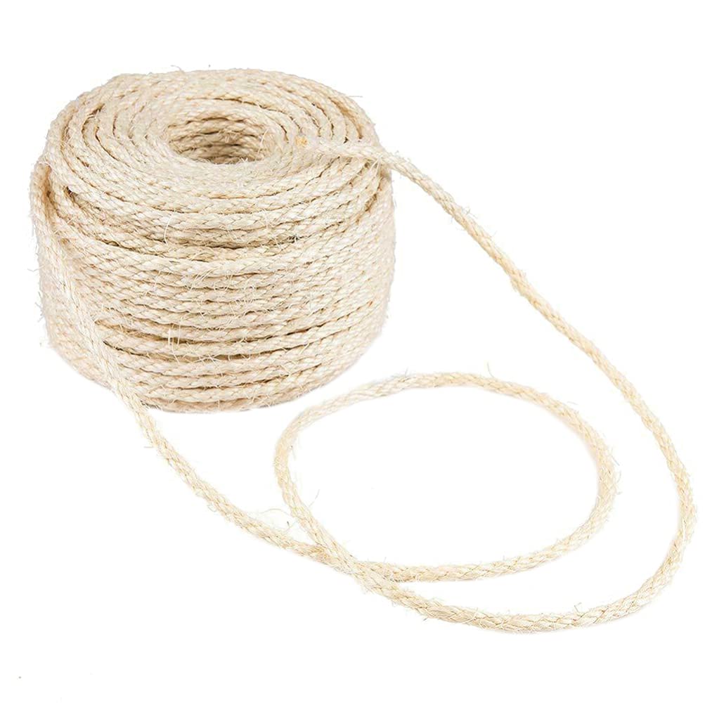1pc Vintage Twine Craft Supplies - Natural Sisal Rope for DIY, Gift Wrapping & Home Decor - Perfect for Scrapbooking, Macrame & Rustic Wedding Decorations