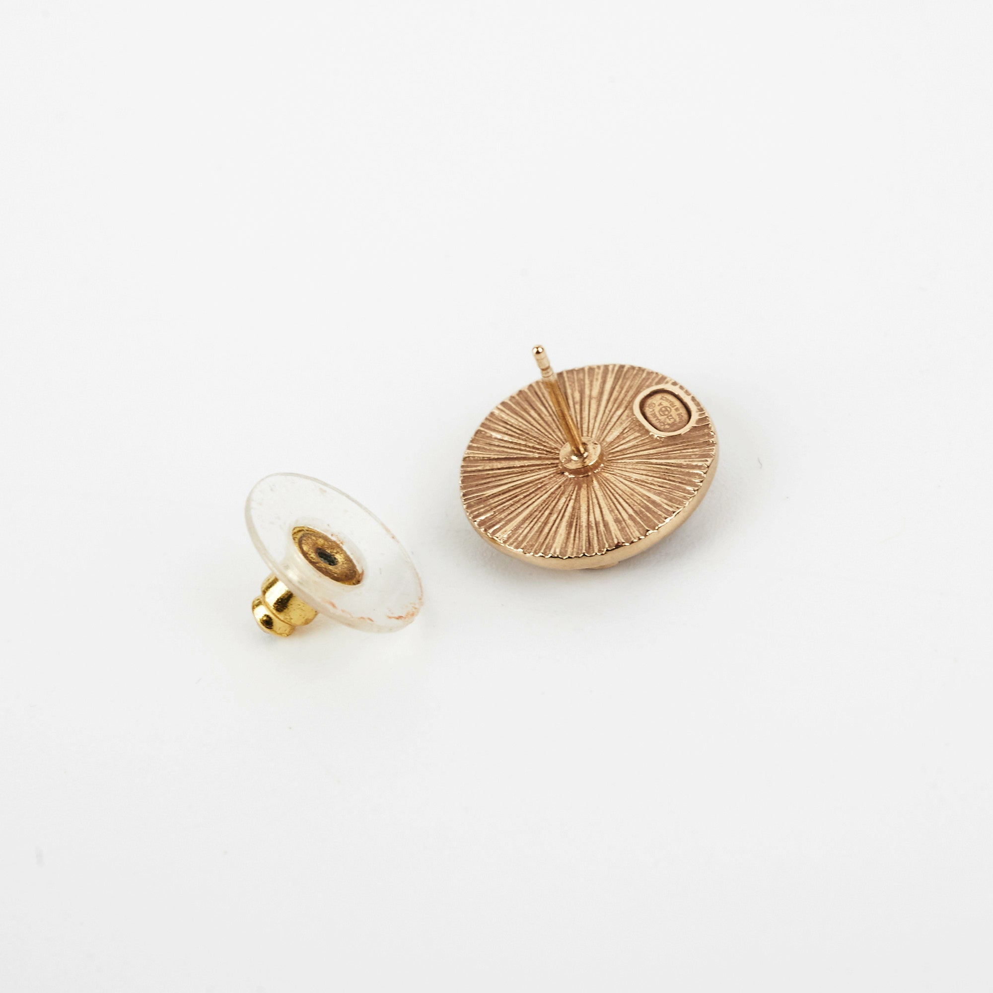 Chanel Round Gold Earrings for Women - Luxury Fashion Jewelry Gift for Birthday, Anniversary & Special Occasions | Elegant Party & Evening Wear Accessories