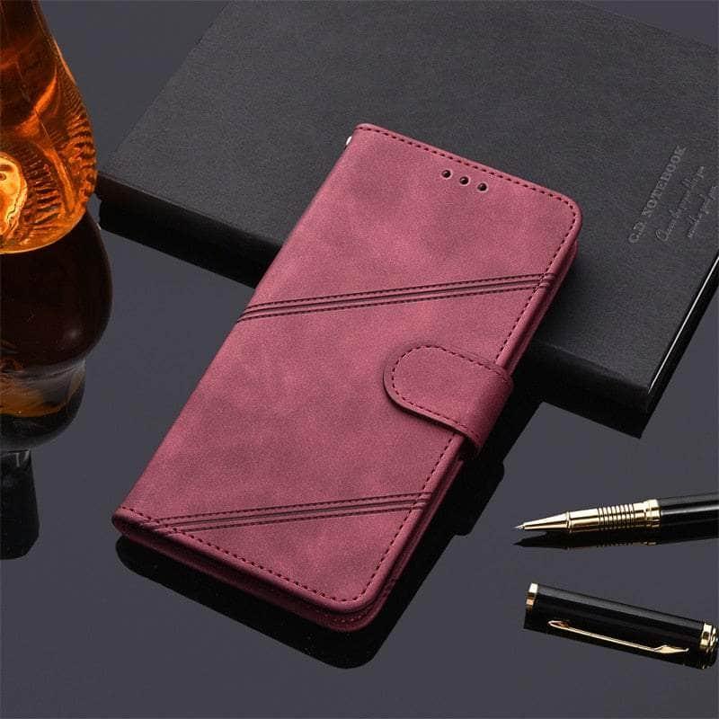 Premium Flip Leather Wallet Case for Samsung Galaxy A14 - Slim Protective Cover with Card Slots & Stand Feature - Perfect for Daily Use, Travel & Business