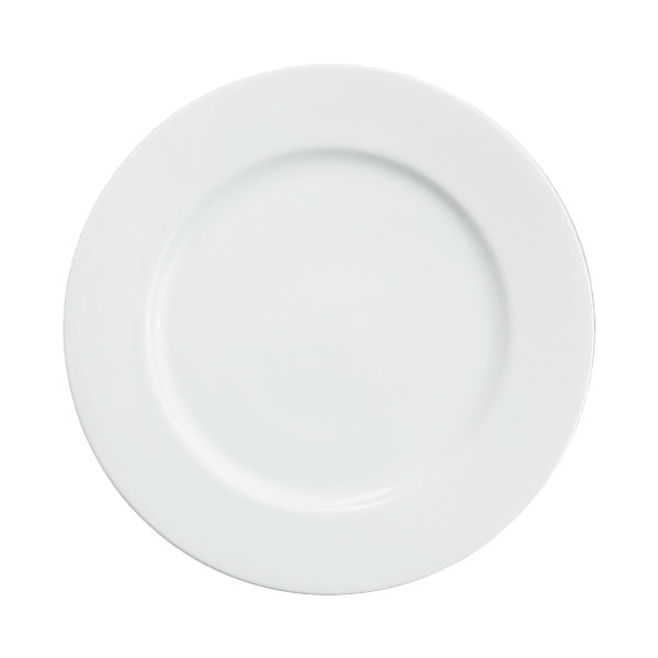 Alani 025202 10 5/8 Inch Round Plastic Plates - Pack of 24 Disposable Dinner Plates for Parties, Picnics & Catering Events