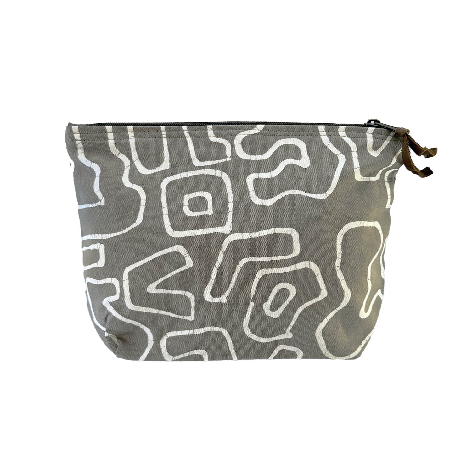 Kuba Original Light Taupe Outline Wash Bag - Waterproof Cosmetic Toiletry Travel Organizer for Women & Men | Perfect for Gym, Beach, Camping & Vacation Trips
