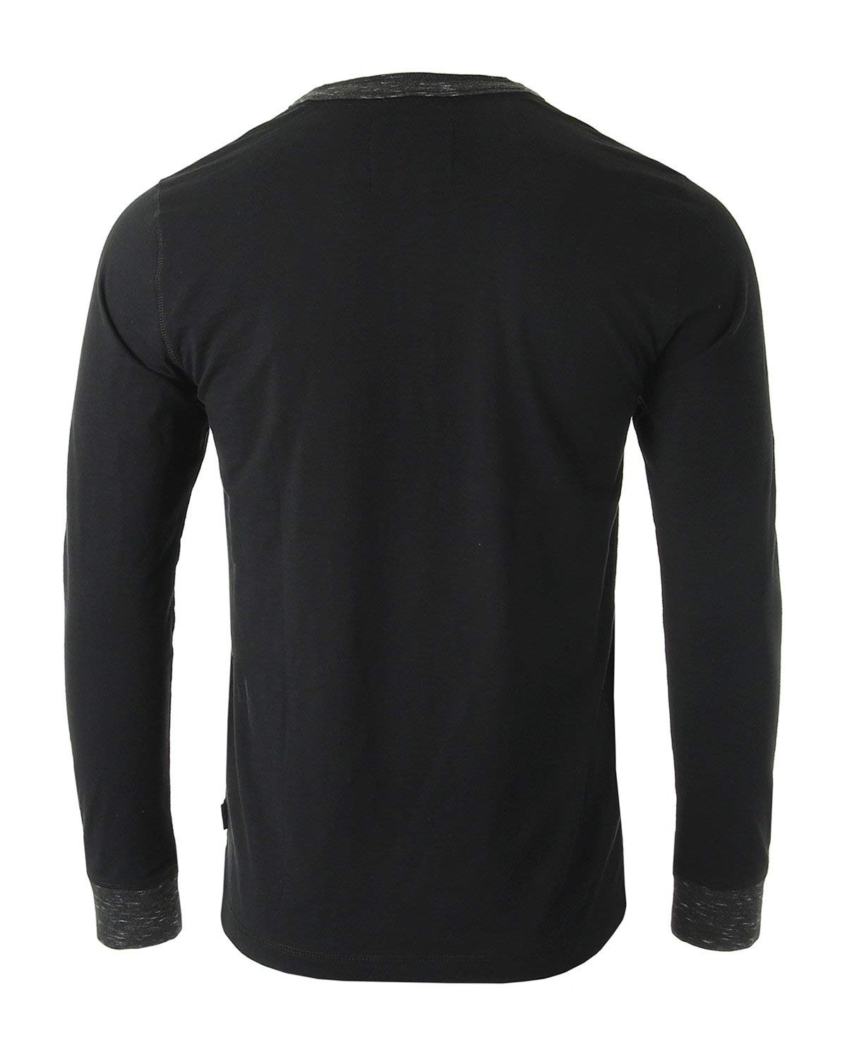 ZIMEGO Men's Casual Long & Short Sleeve Henley Shirt - Button Up Tee for Work, Date Night & Everyday Wear
