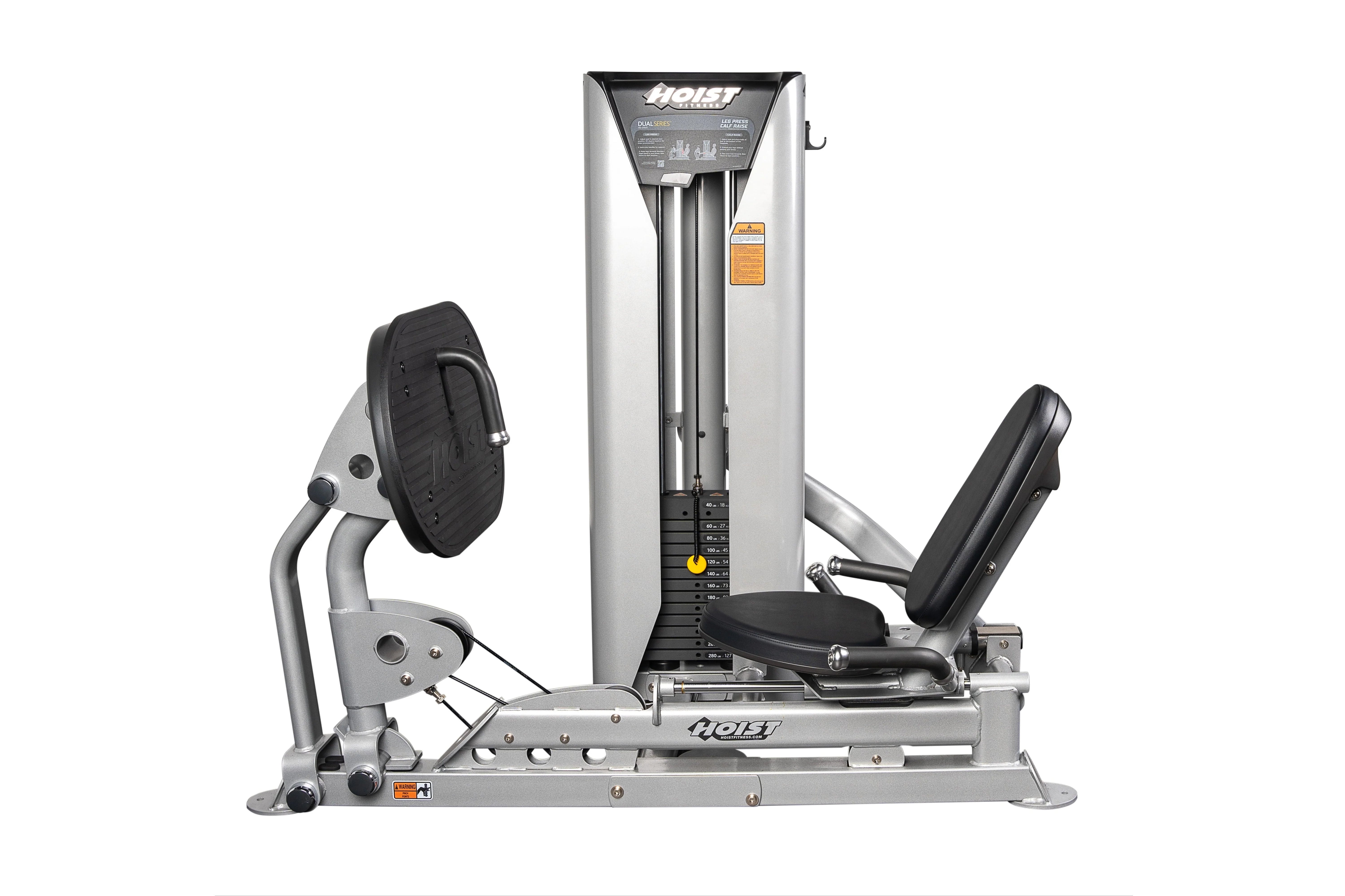 Hoist HD 3403 Leg Press and Calf Raise Machine - Heavy Duty Gym Equipment for Home & Commercial Use - Perfect for Leg Workouts, Strength Training and Fitness Training