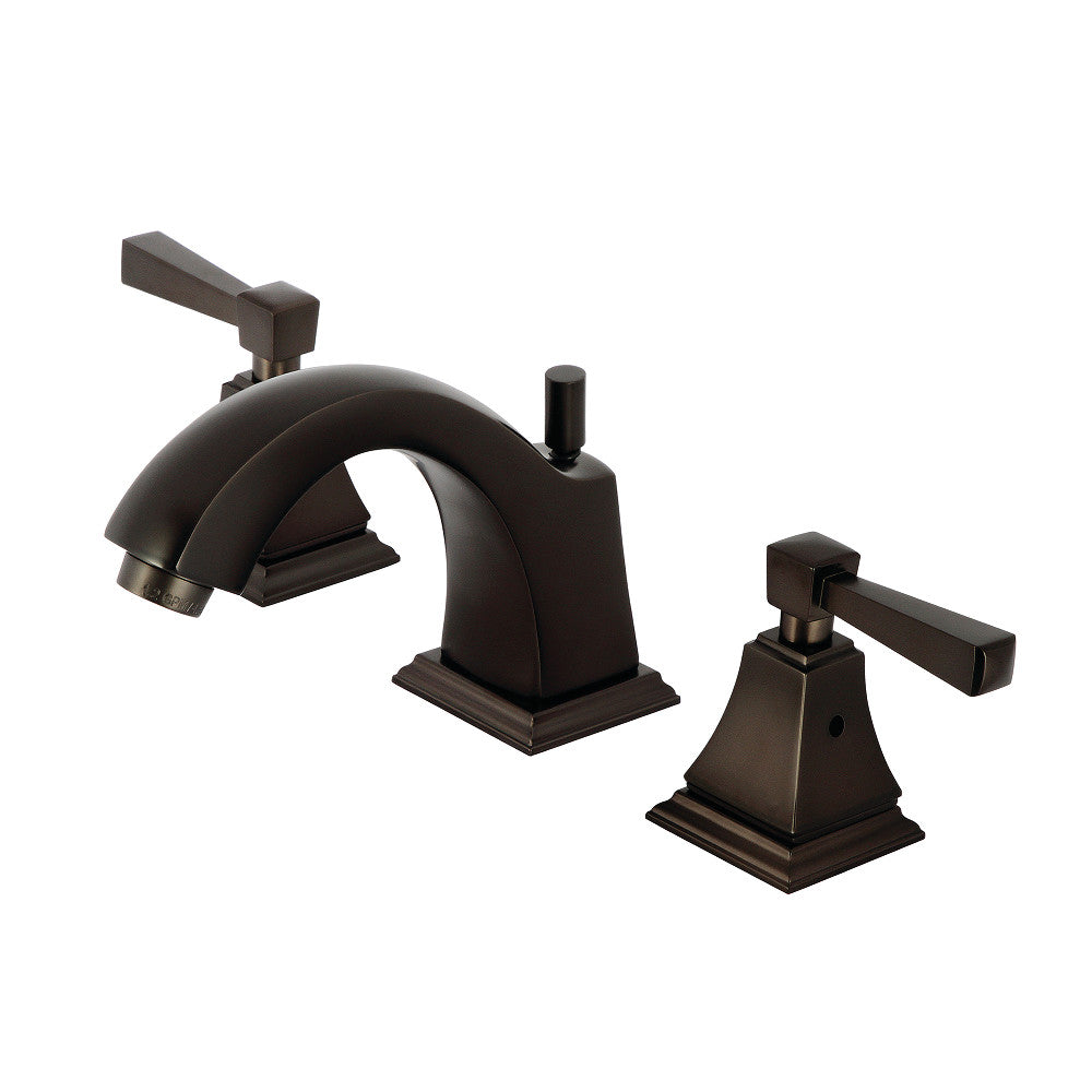 Kingston Brass FSC4688DL Concord Widespread Bathroom Faucet with Pop-Up Drain - Elegant 8-Inch Centerset Faucet for Vanity Sinks, Perfect for Modern Bathroom Renovations