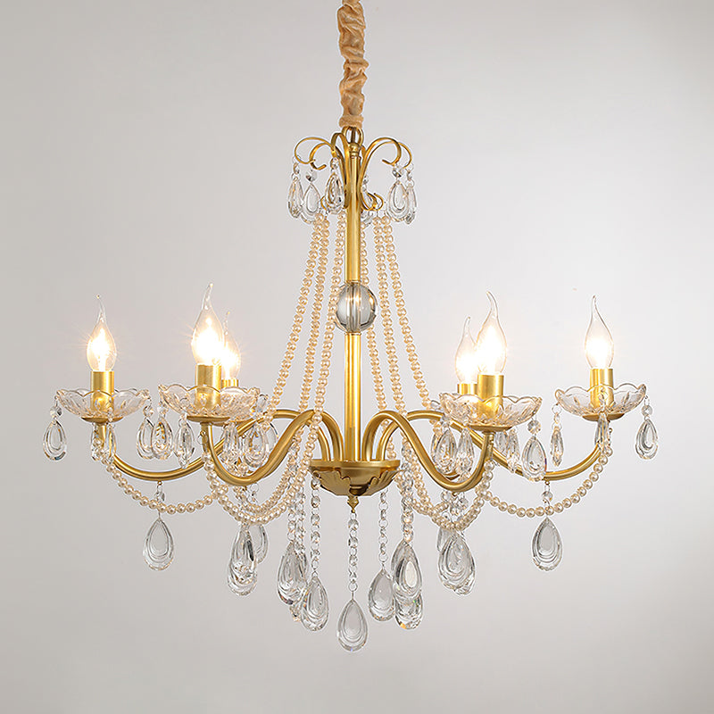 Elegant Allegri Crystal Chandelier - Modern Luxury Ceiling Light Fixture for Dining Room, Living Room & Bedroom Decor