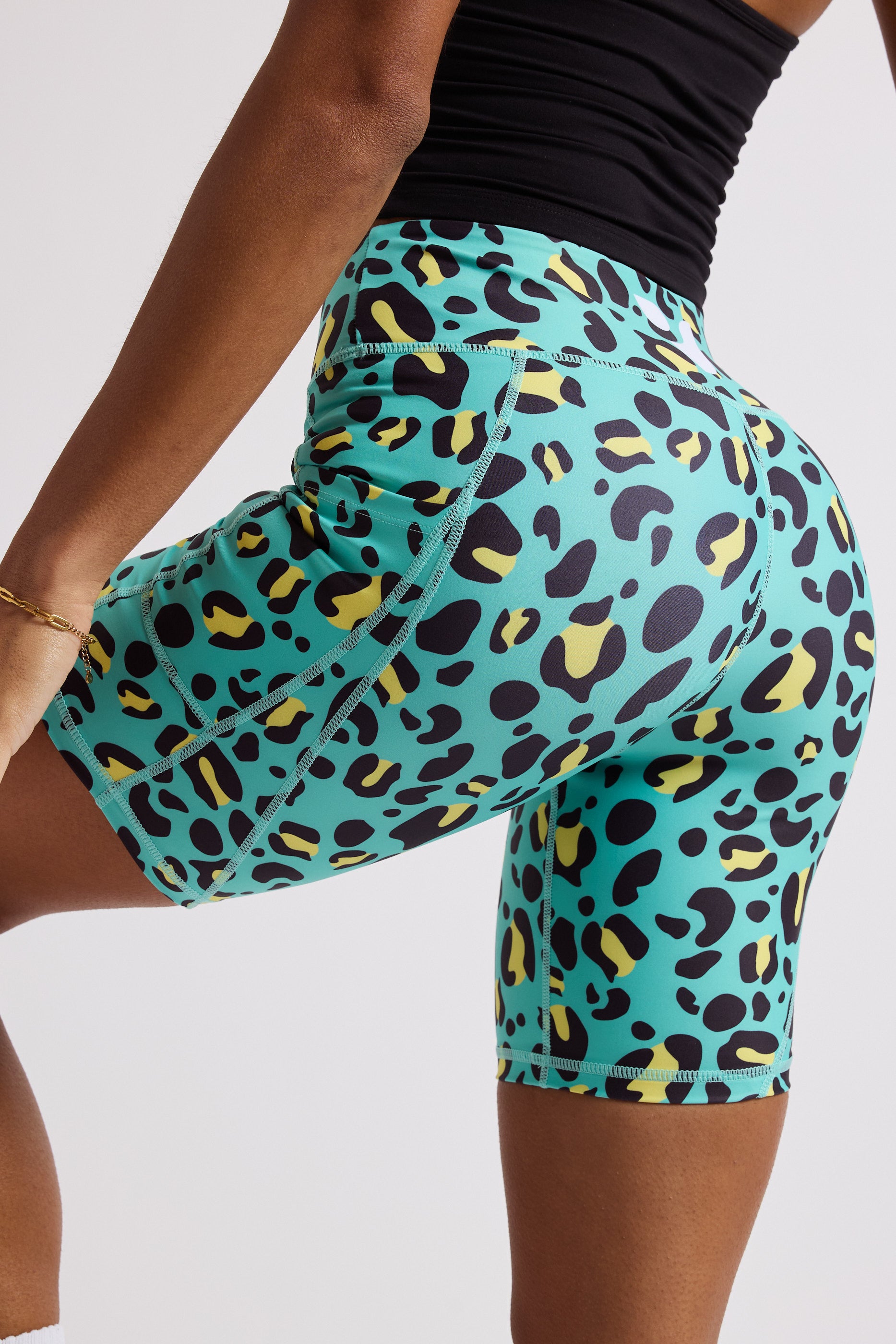 Rumble In The Jungle 3.0 High Waist Biker Shorts 8
