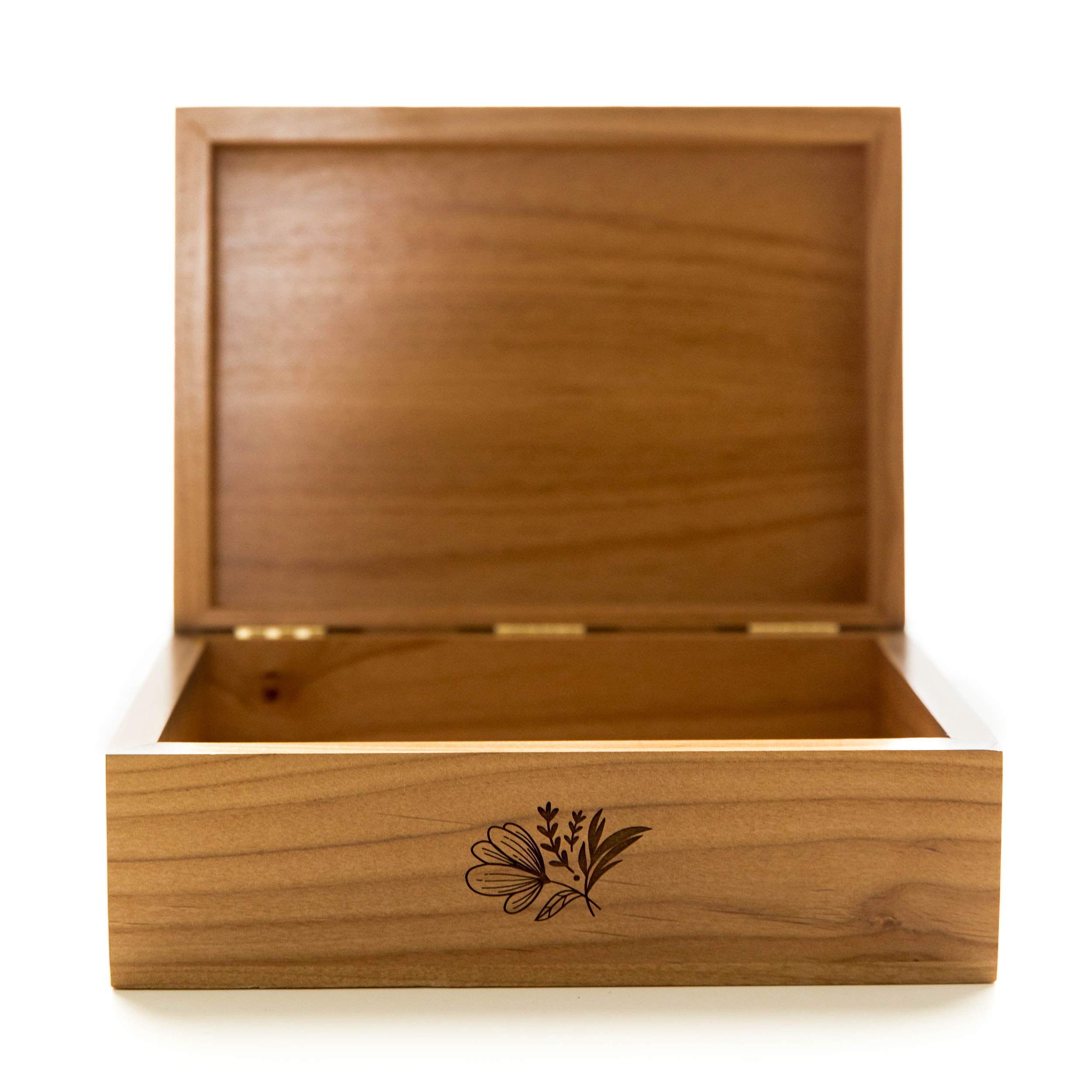Personalized Wooden Heart Keepsake Box - Custom Engraved Gift for Anniversary, Wedding, Baby & Memory Storage | Perfect for Jewelry, Love Letters & Special Mementos