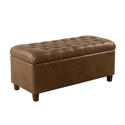 Distressed Brown Faux Leather