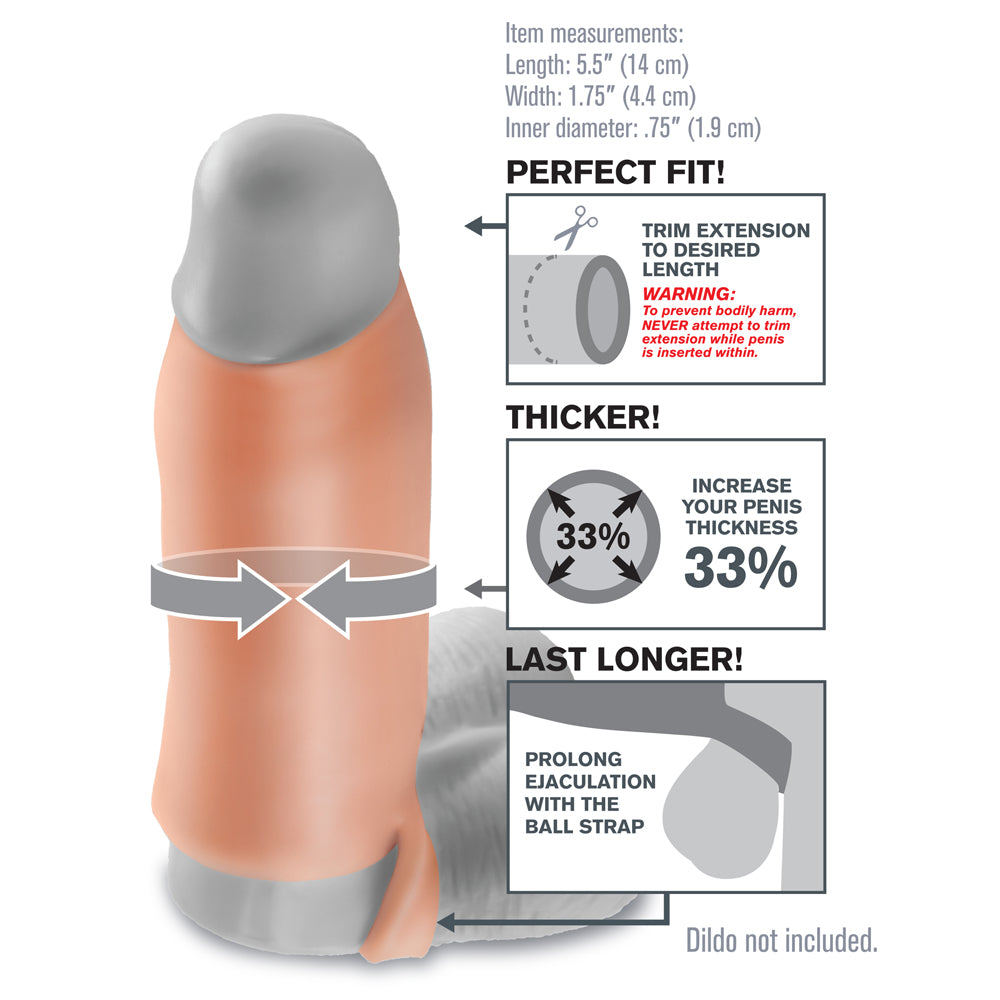 Fantasy X Tensions Real Feel Enhancer - Ultra Soft & Realistic Adult Toy for Couples - Perfect for Romantic Nights & Spicing Up Your Relationship