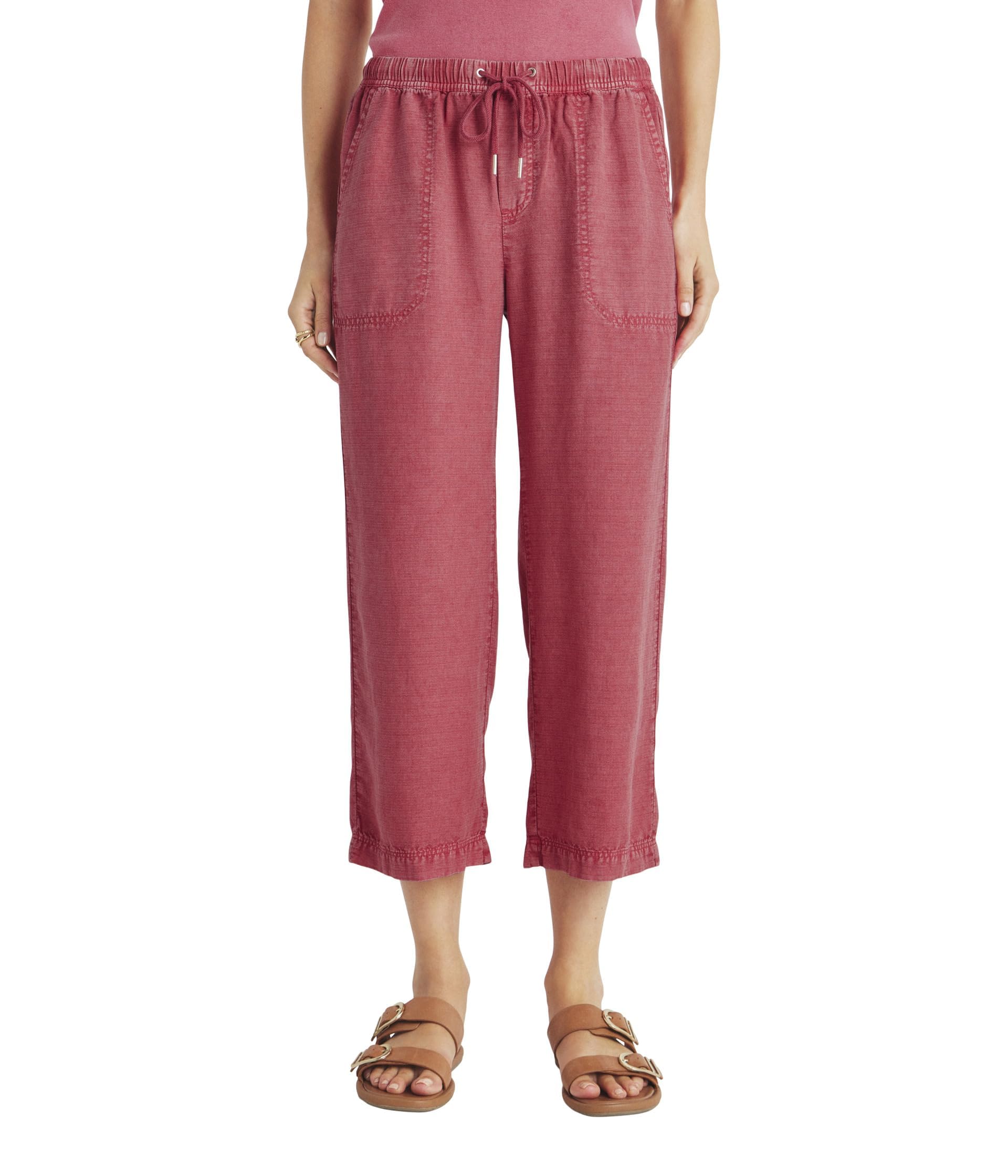 Anige Women's High Waisted Wide Leg Crop Pants - Comfortable & Stylish for Casual Wear, Office, and Travel