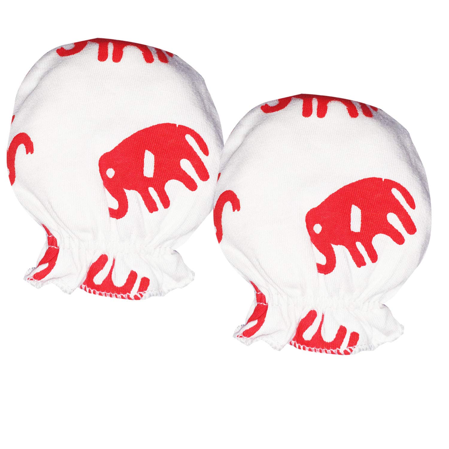 Soft Cotton Baby Mittens Set of 6 for Newborns 0-3 Months - Cute Printed Hand Protectors for Baby Girls & Boys - Perfect for Sleeping, Nursing & Keeping Hands Warm