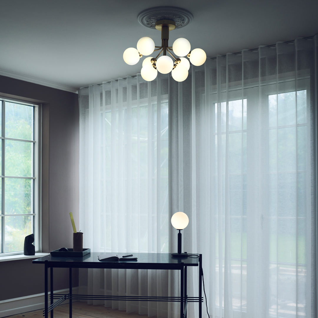 Apiales 9-Inch Modern Ceiling Light Fixture - Energy Efficient LED Flush Mount for Bedroom, Living Room & Kitchen Lighting