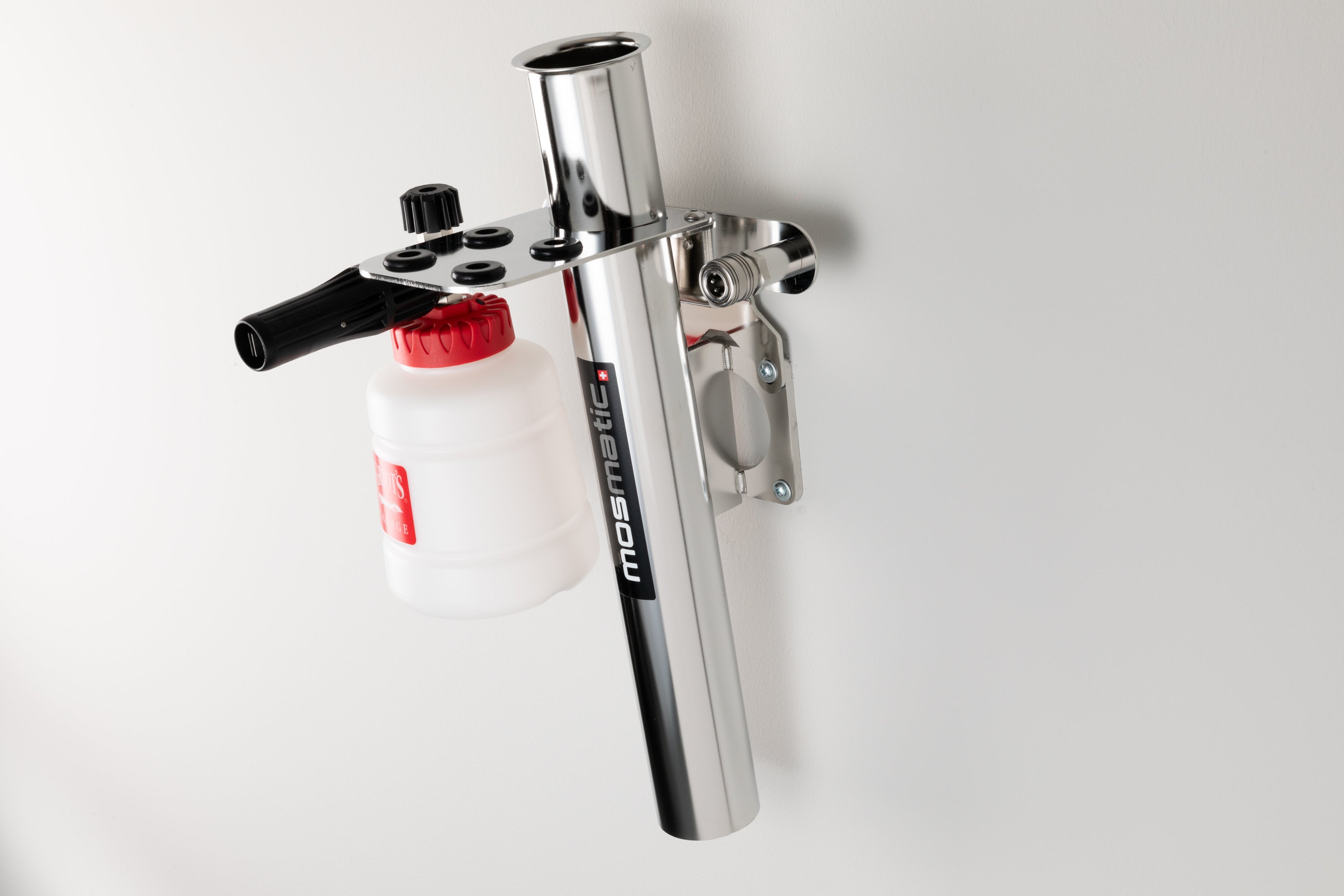 Wall Mounted Wand Holder with Accessories - Premium Shower Organizer for Bathroom & Spa - Perfect for High-Pressure Shower Heads and Handheld Sprayers